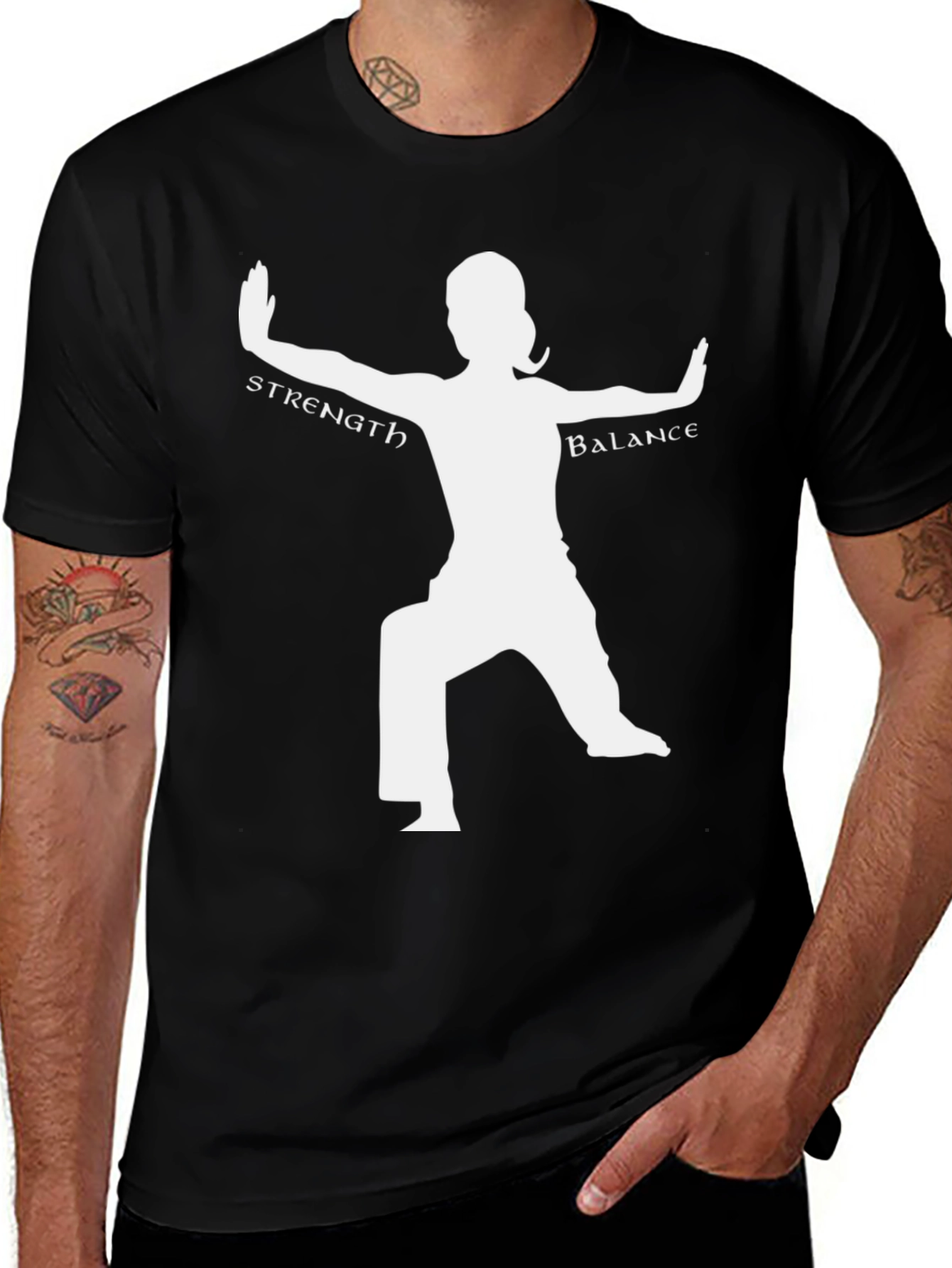 Martial Arts Strength & Balance Graphic Tee