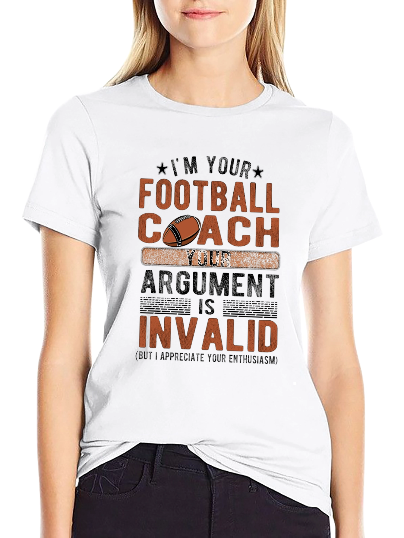 Football Coach T-Shirt - Argument Invalid