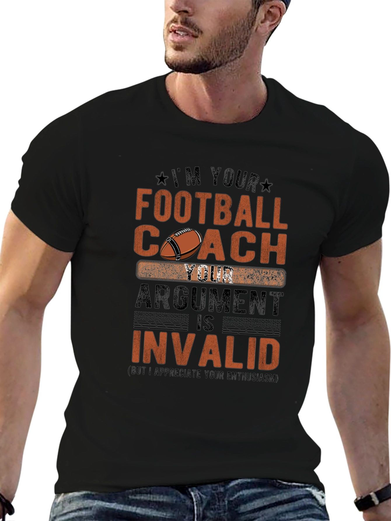 Football Coach T-Shirt - Argument Invalid