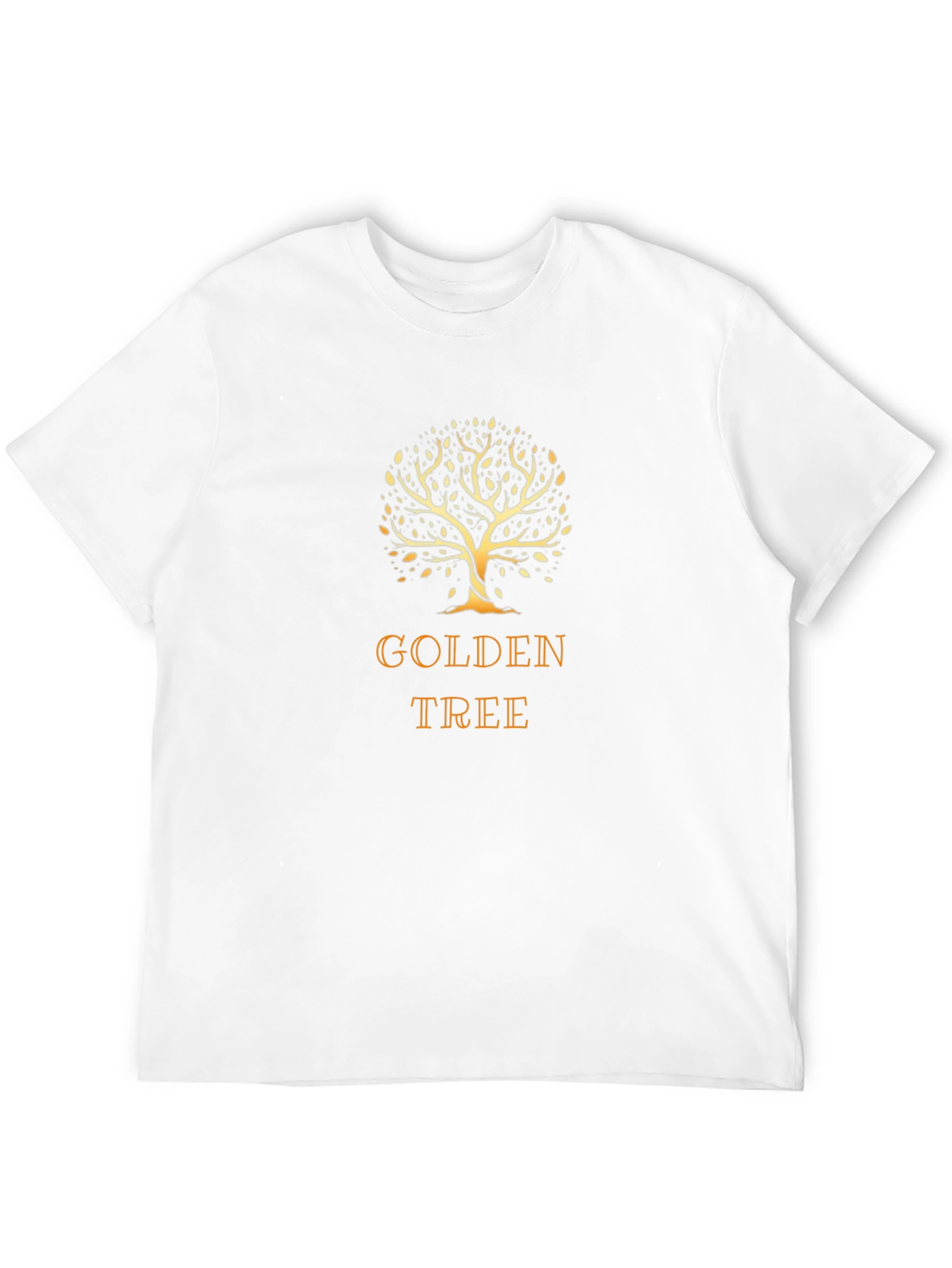 Golden Tree Graphic T-Shirt - Stylish Unisex Tee