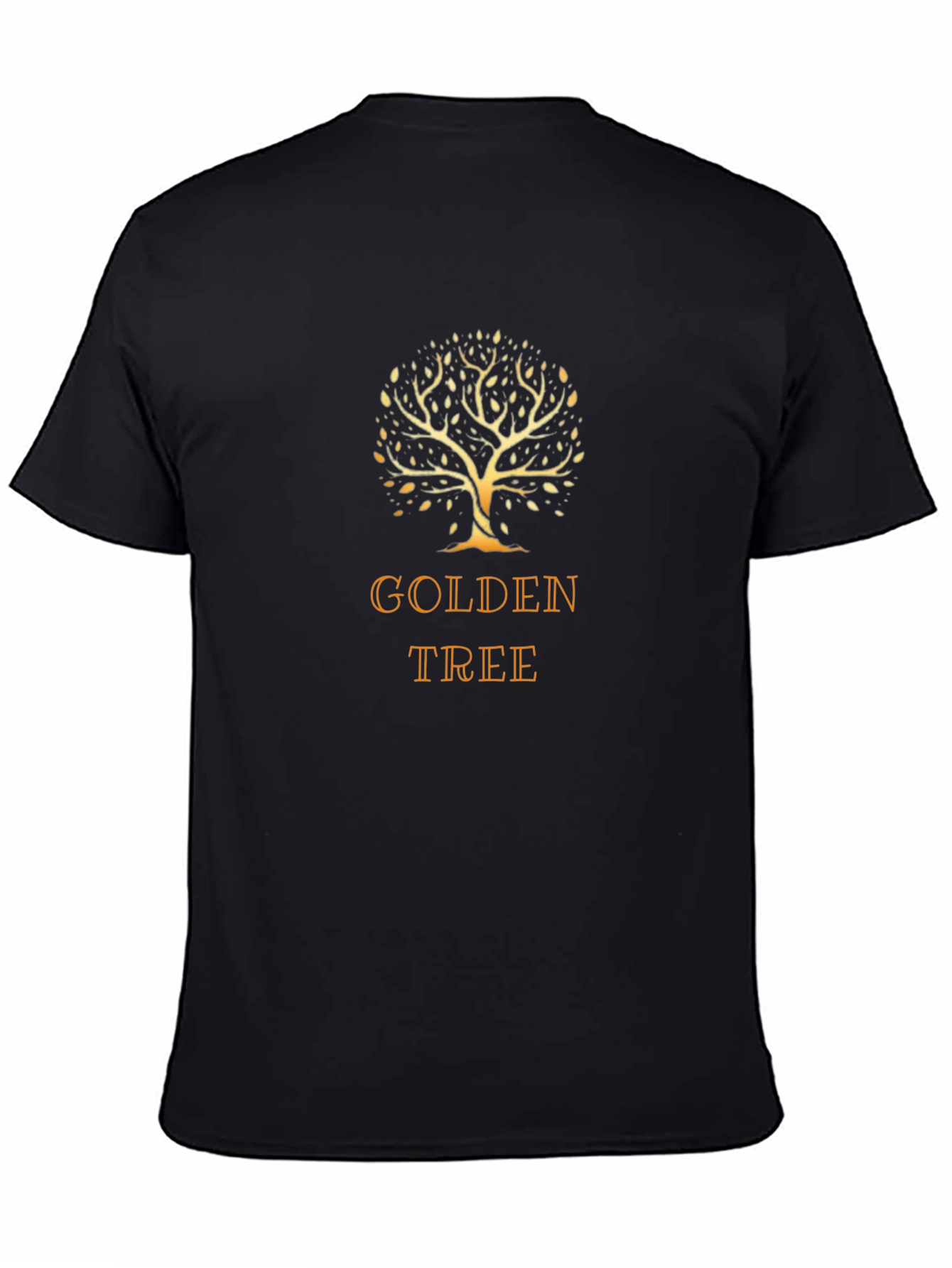 Golden Tree Graphic T-Shirt - Stylish Unisex Tee