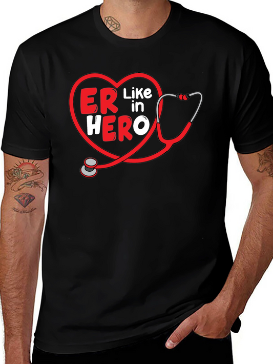ER Hero Stethoscope T-Shirt - Emergency Room Apparel