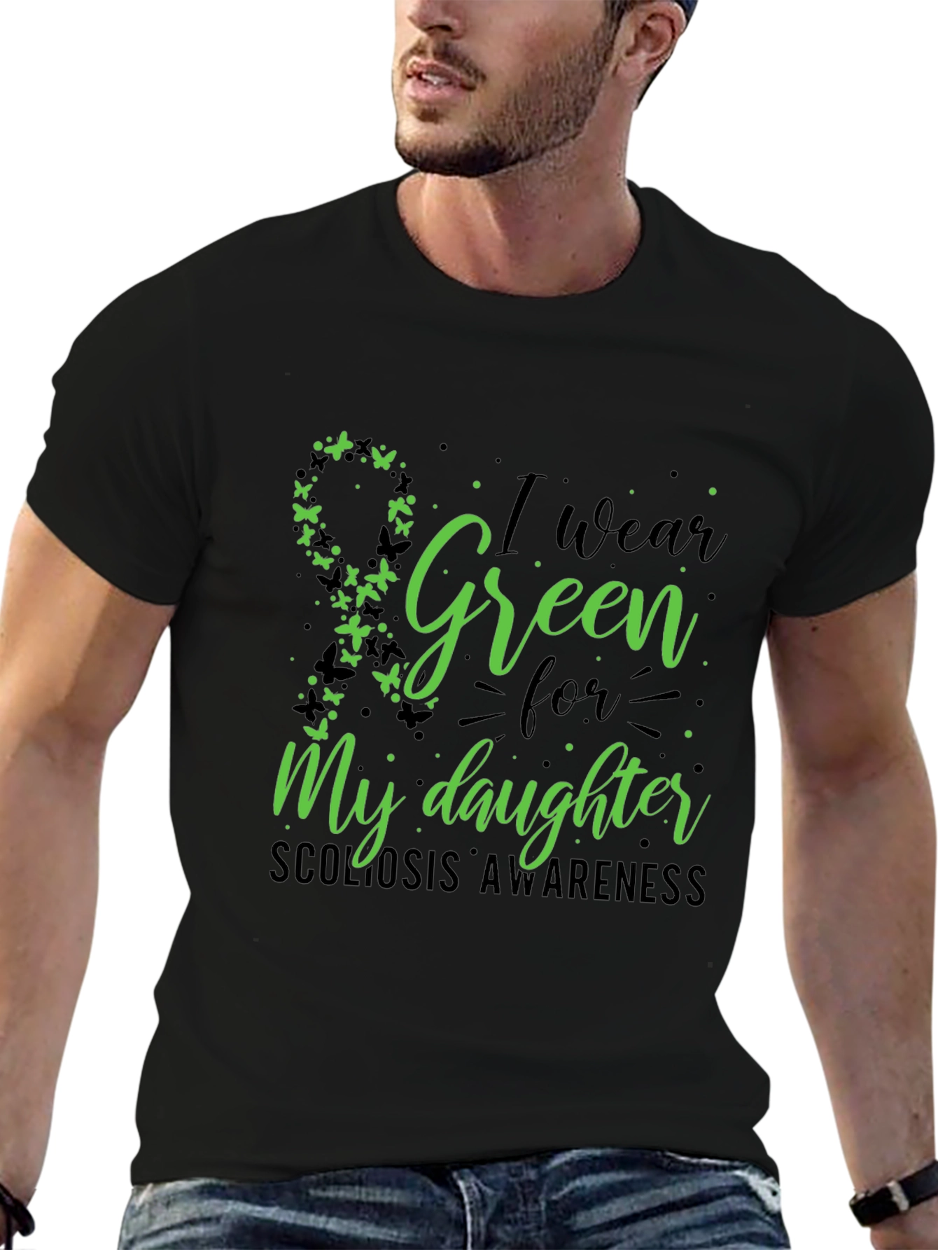 Green Scoliosis Awareness T-Shirt