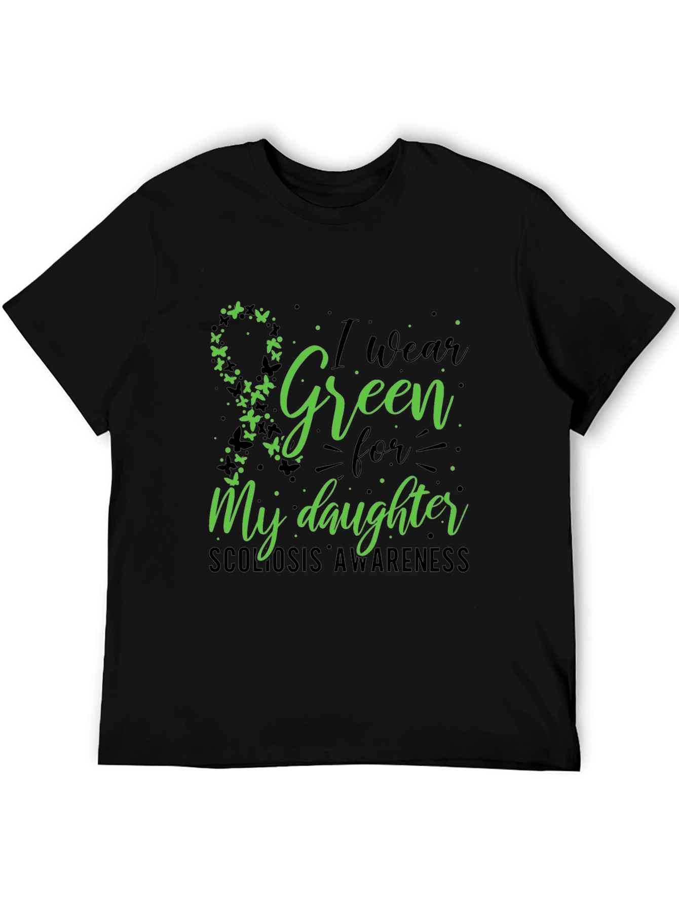 Green Scoliosis Awareness T-Shirt