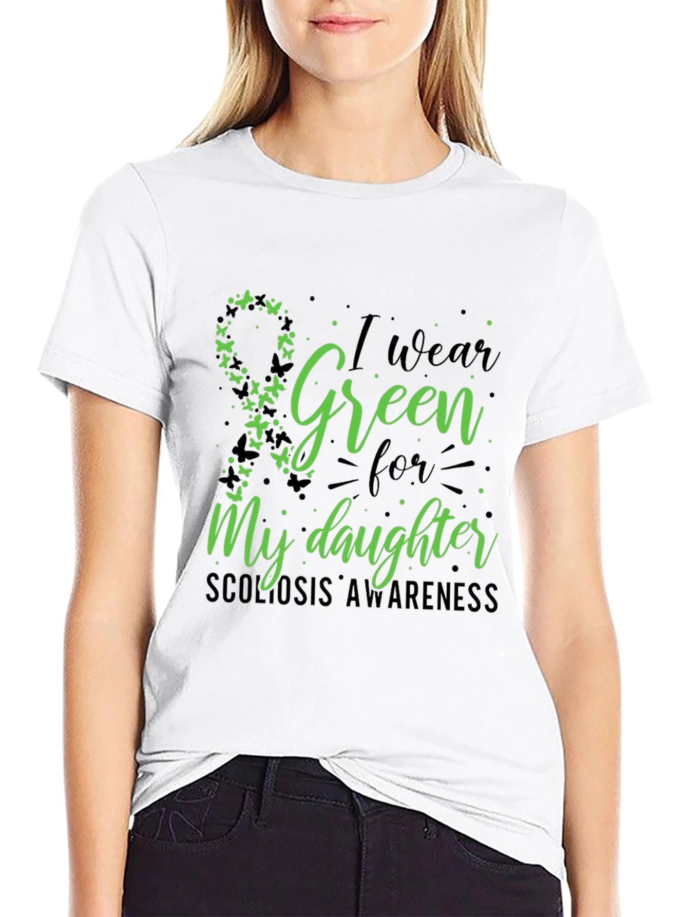 Green Scoliosis Awareness T-Shirt