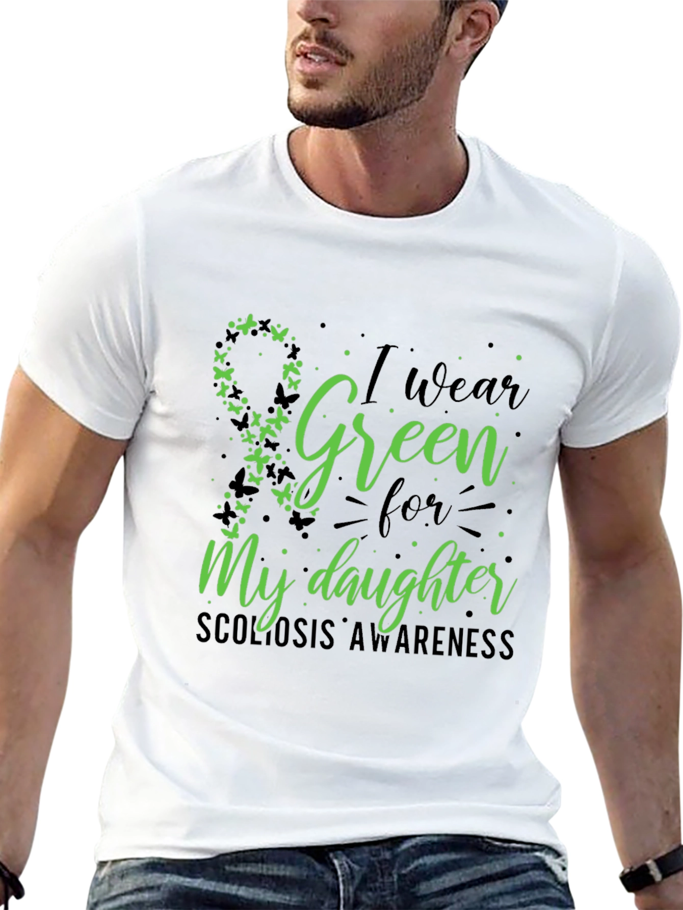 Green Scoliosis Awareness T-Shirt