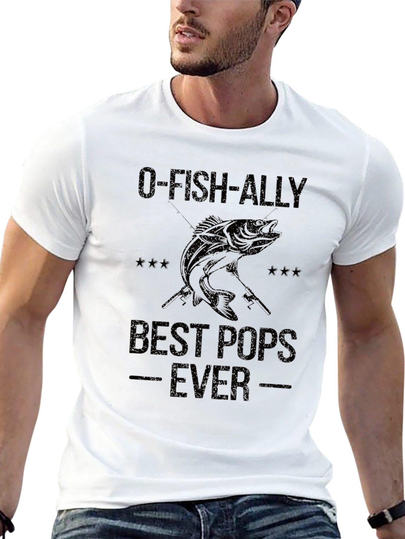 O-FISH-ALLY Best Pops Ever T-Shirt