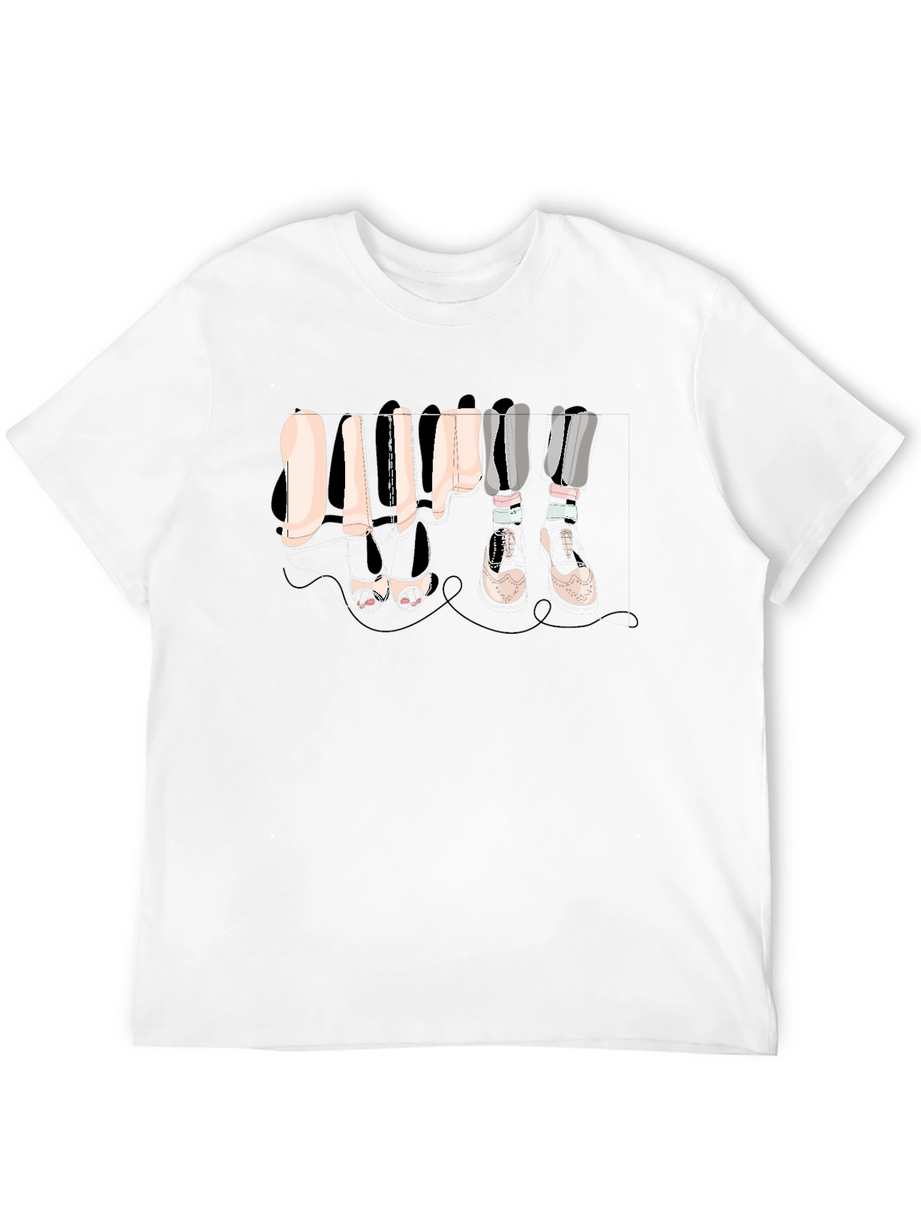 Funky Legs Graphic T-Shirt