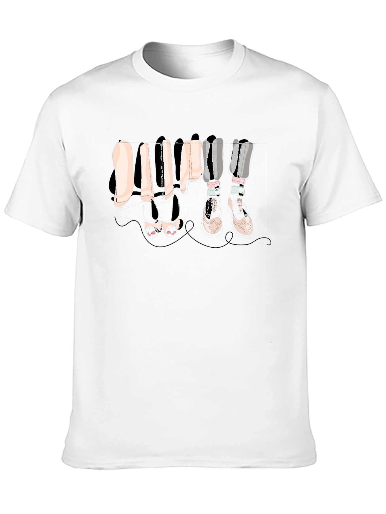 Funky Legs Graphic T-Shirt