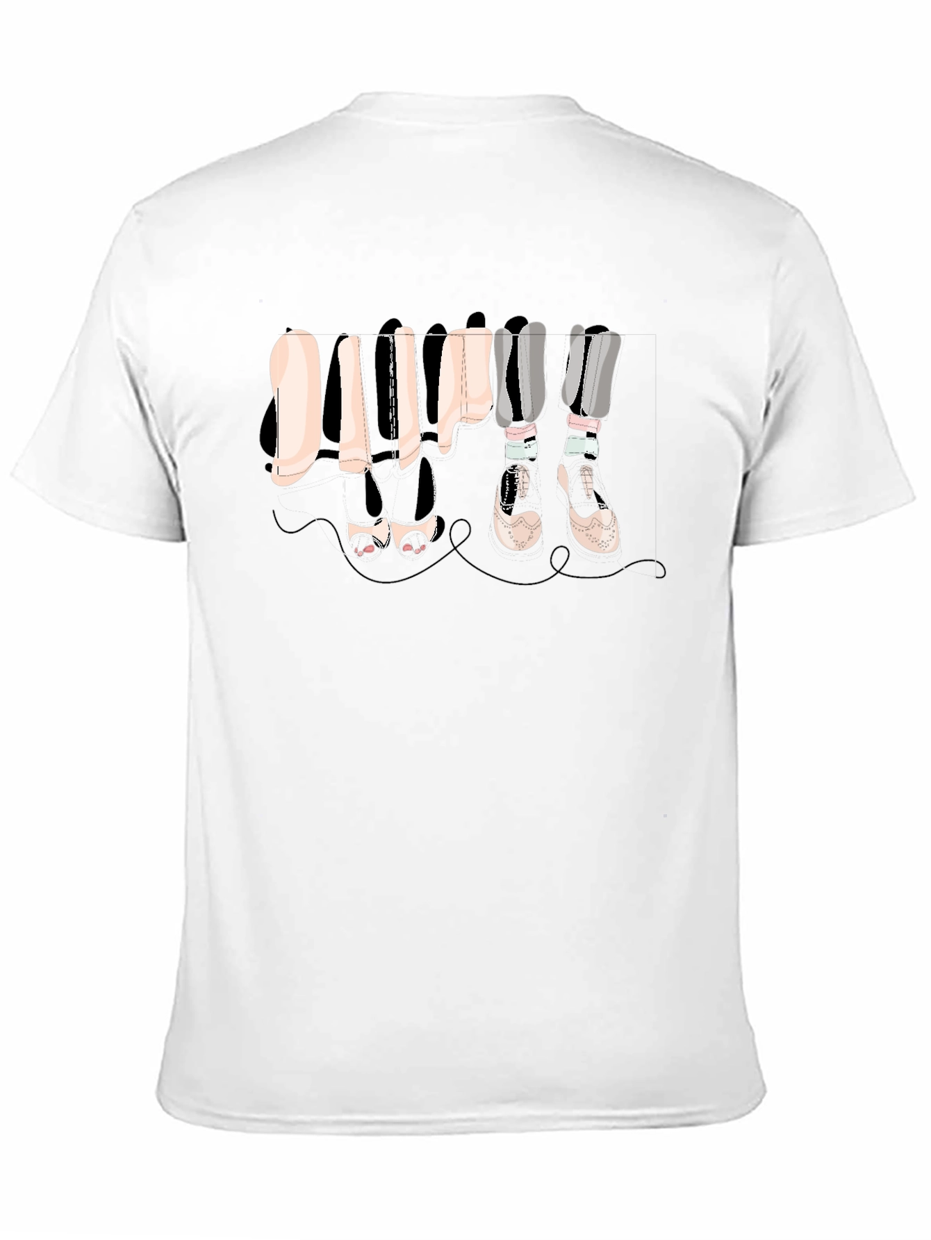 Funky Legs Graphic T-Shirt