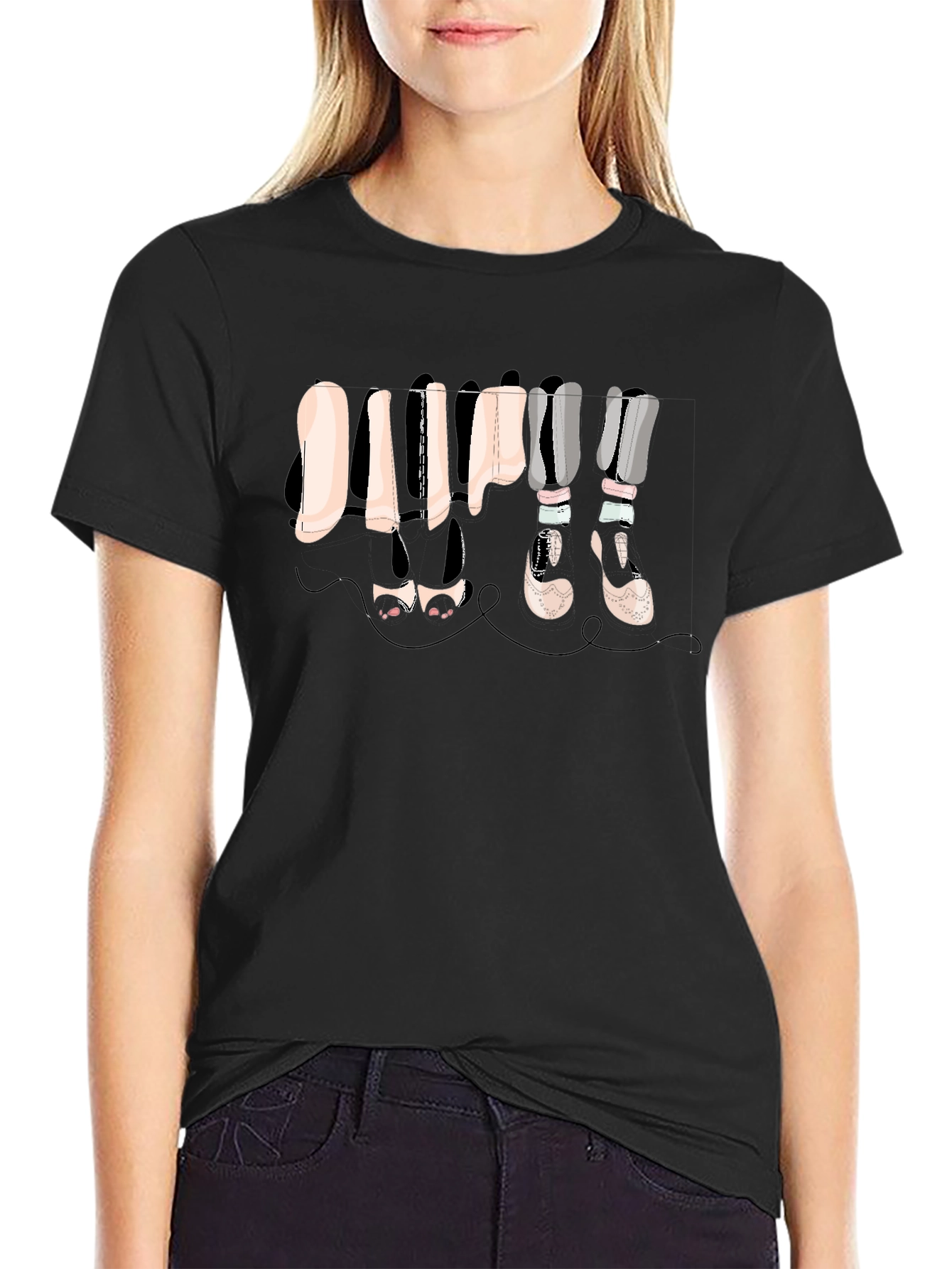 Funky Legs Graphic T-Shirt