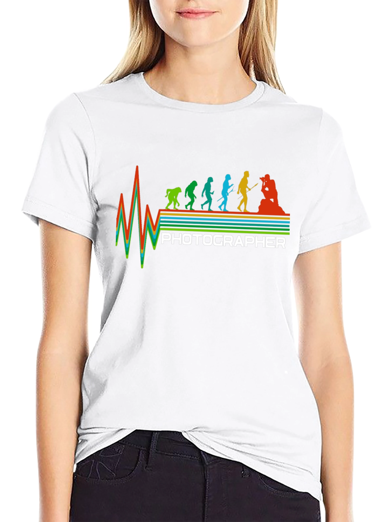 Photographer Evolution T-Shirt - Unique Gift