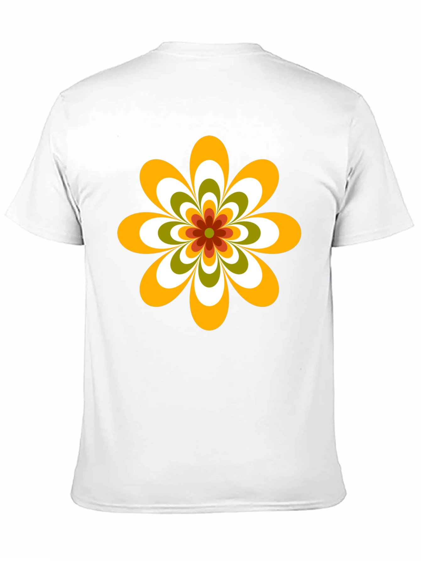 Retro Flower Graphic Tee - 70s Style