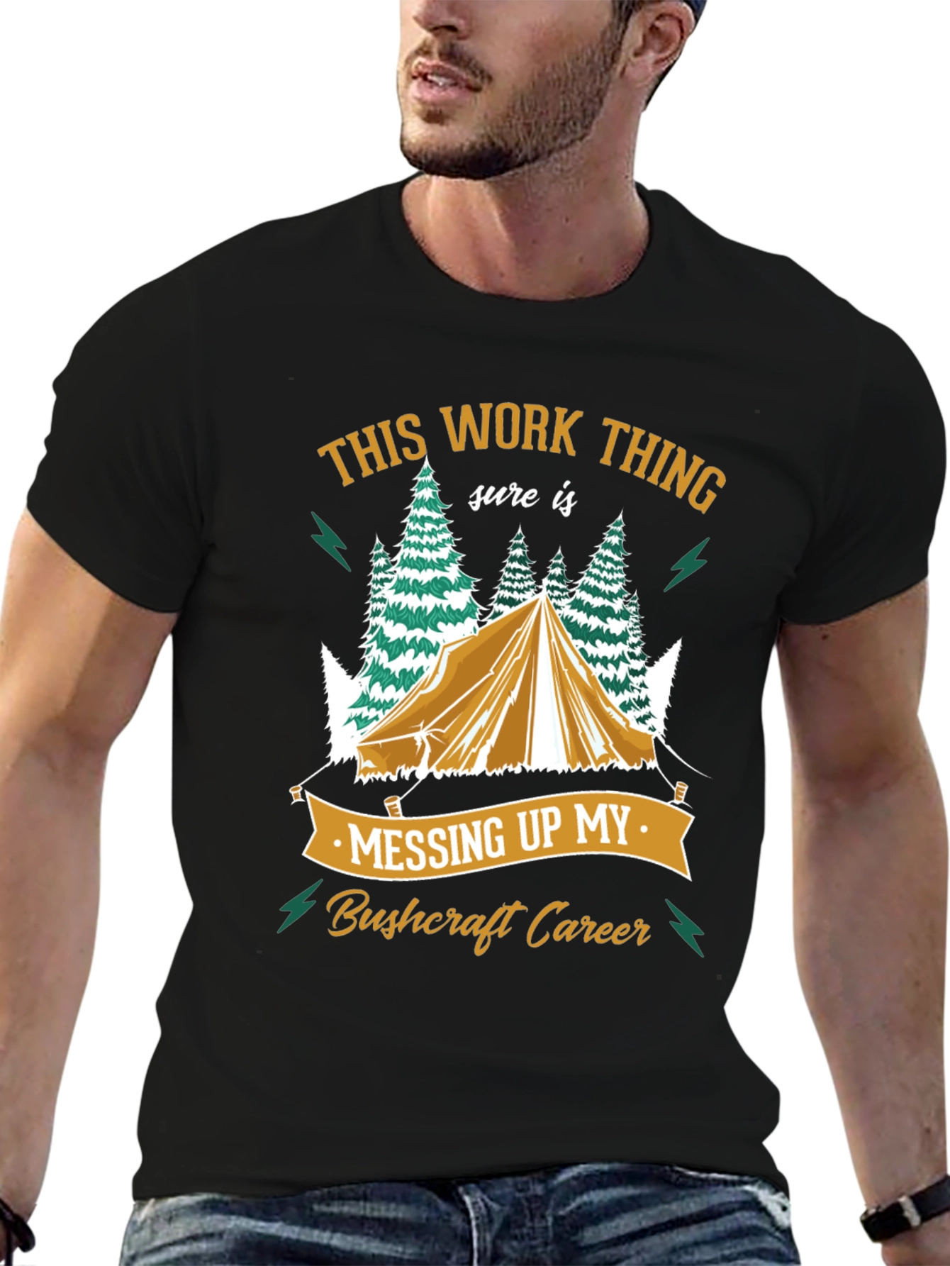 Bushcraft Career T-Shirt - Camping Humor