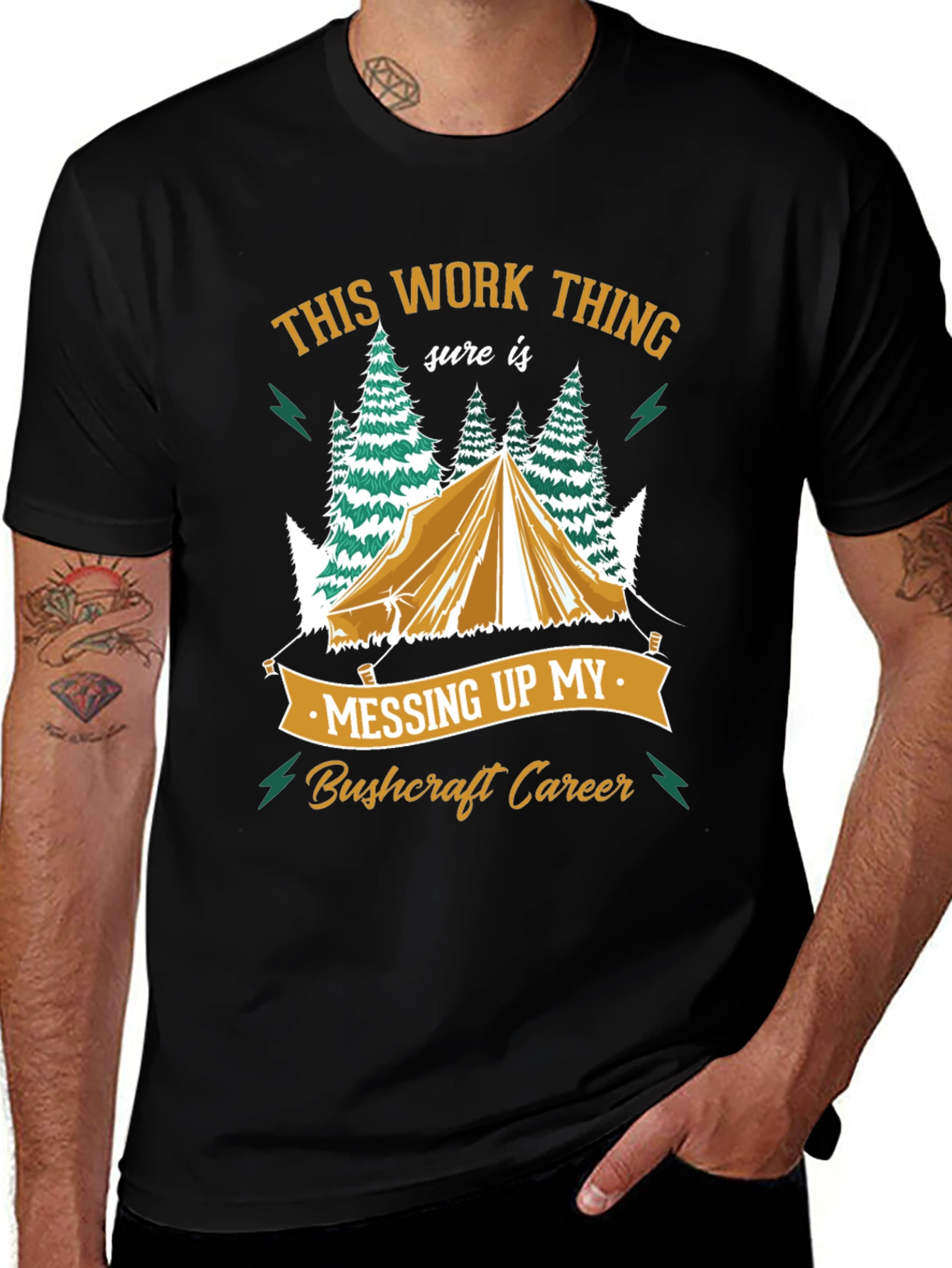 Bushcraft Career T-Shirt - Camping Humor