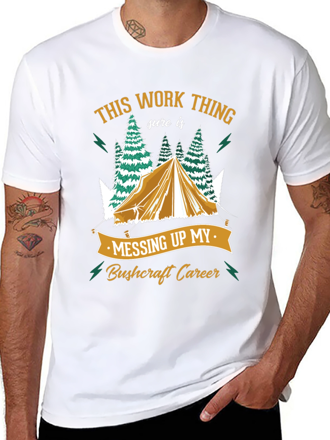 Bushcraft Career T-Shirt - Camping Humor