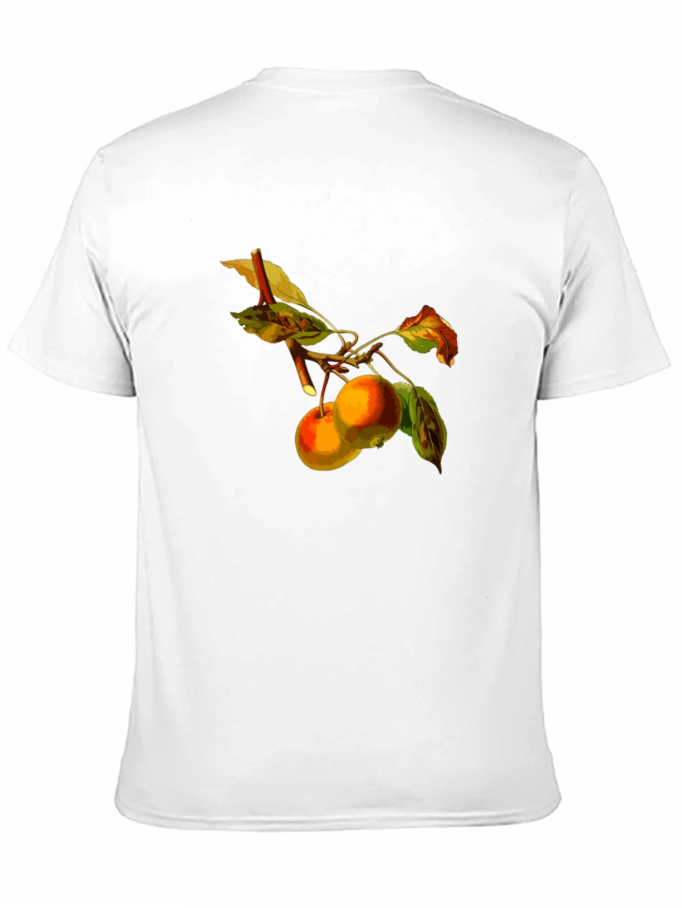 Apples on Branch Black T-Shirt