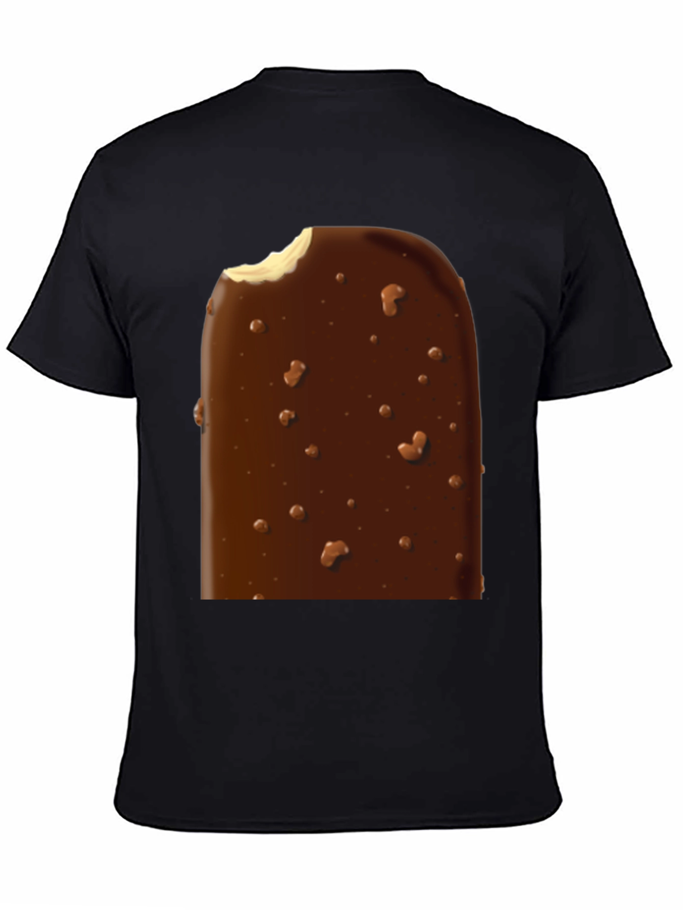 Ice Cream Bar Graphic Tee - Black