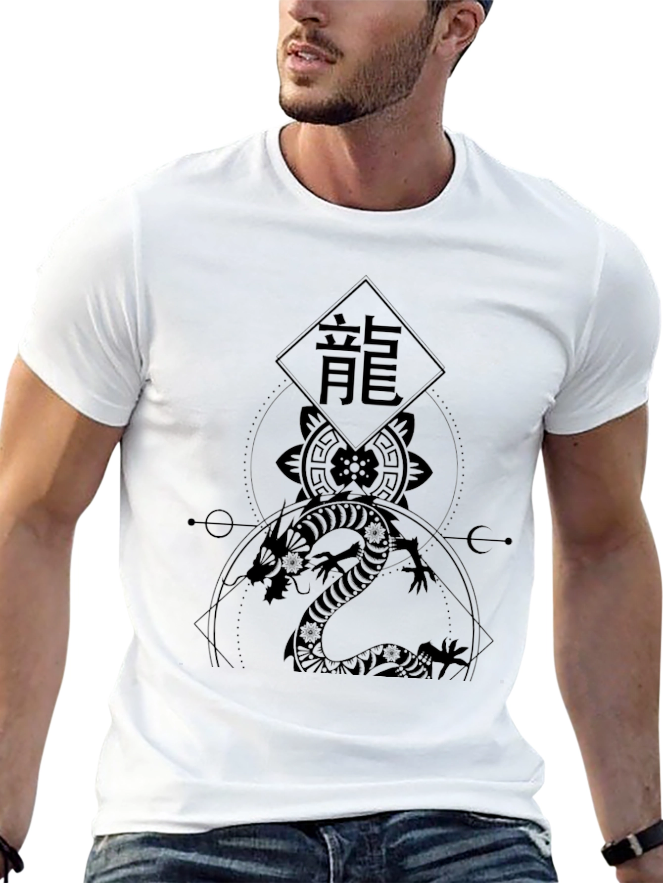 Dragon Graphic Tee - Unique Asian Inspired Design