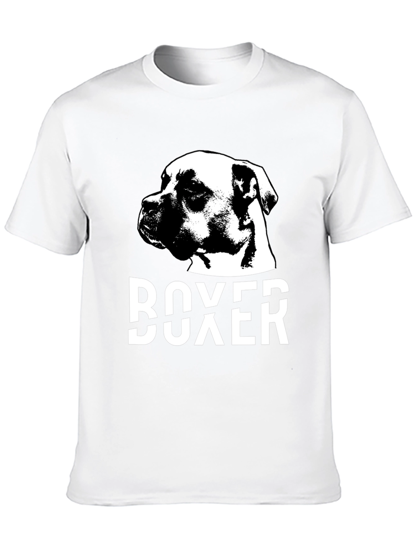 Boxer Dog Black T-Shirt - Canine Lover Tee