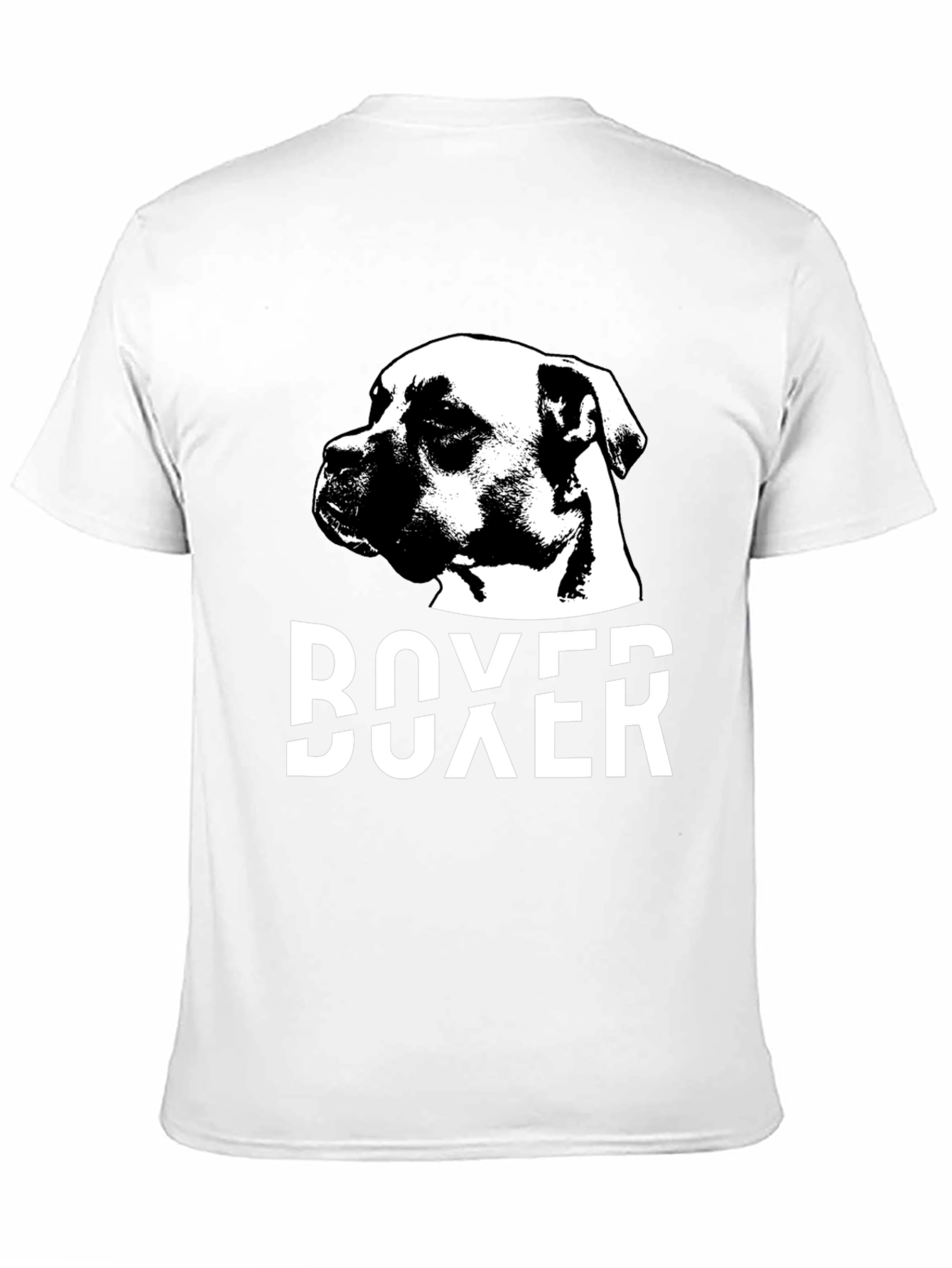 Boxer Dog Black T-Shirt - Canine Lover Tee