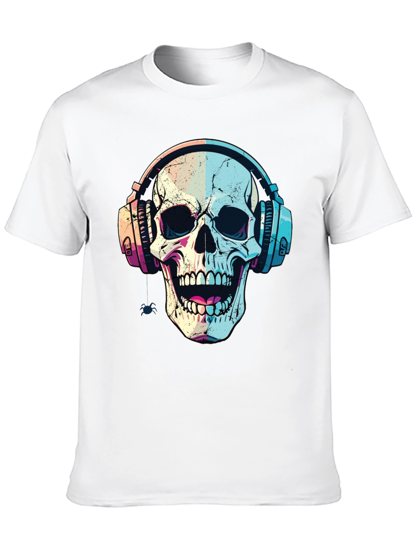 Skull Headphones Graphic Tee