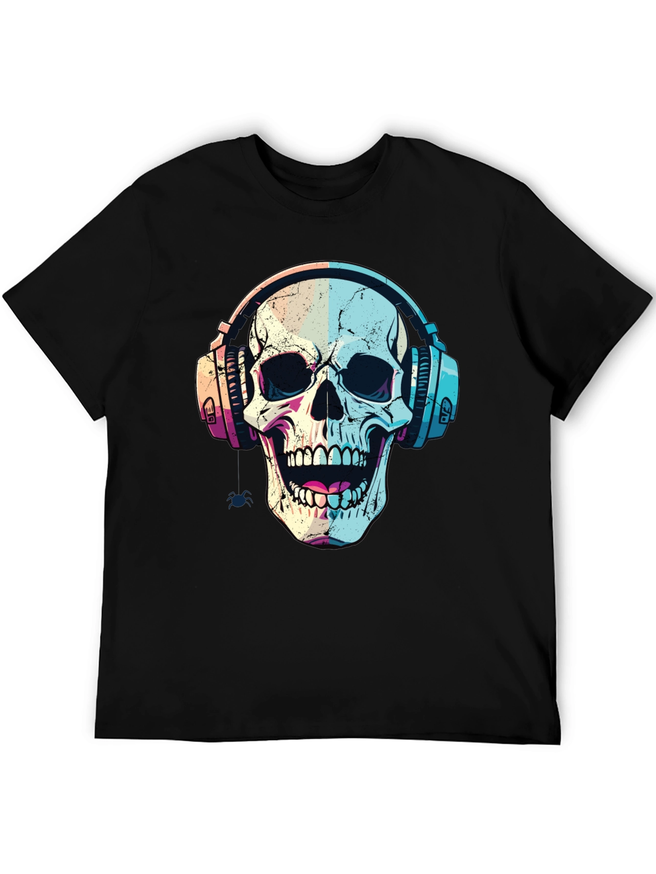 Skull Headphones Graphic Tee