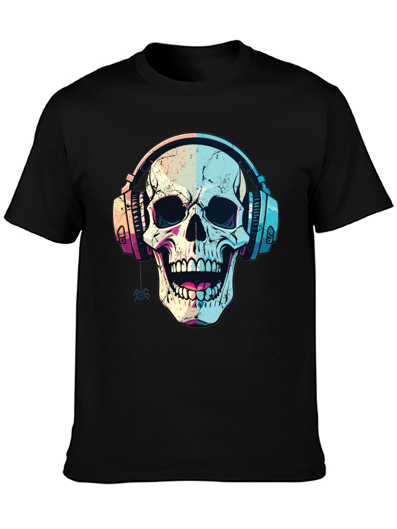 Skull Headphones Graphic Tee