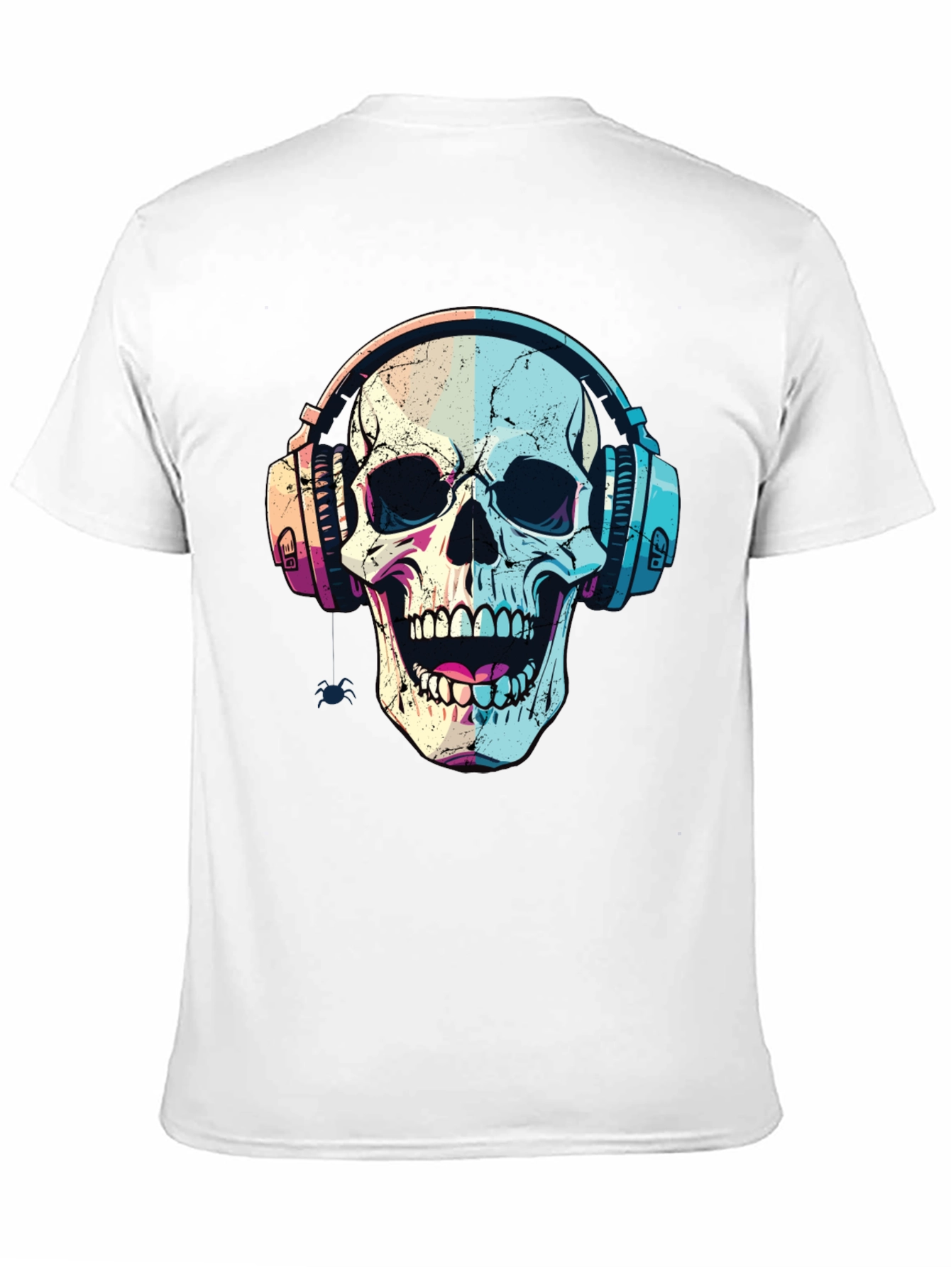 Skull Headphones Graphic Tee