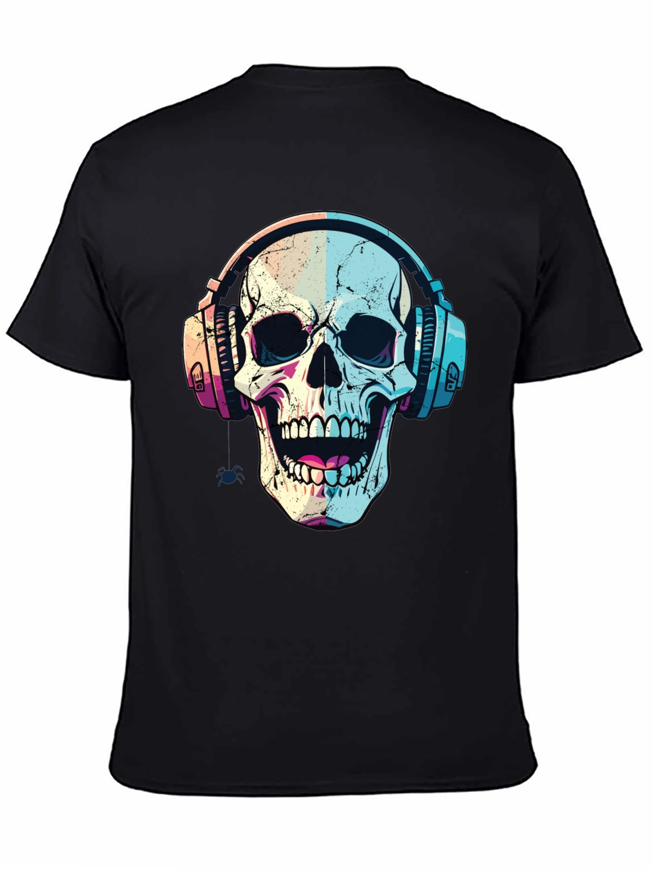 Skull Headphones Graphic Tee