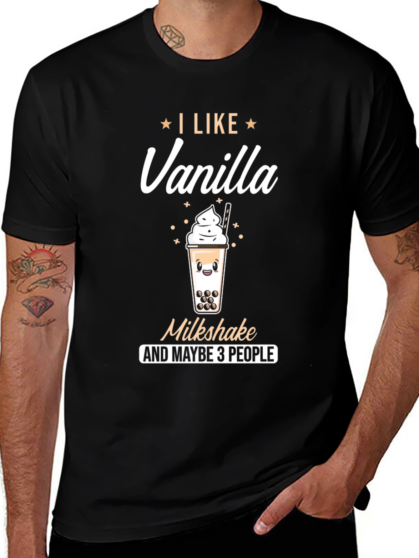I Like Vanilla Milkshake T-Shirt