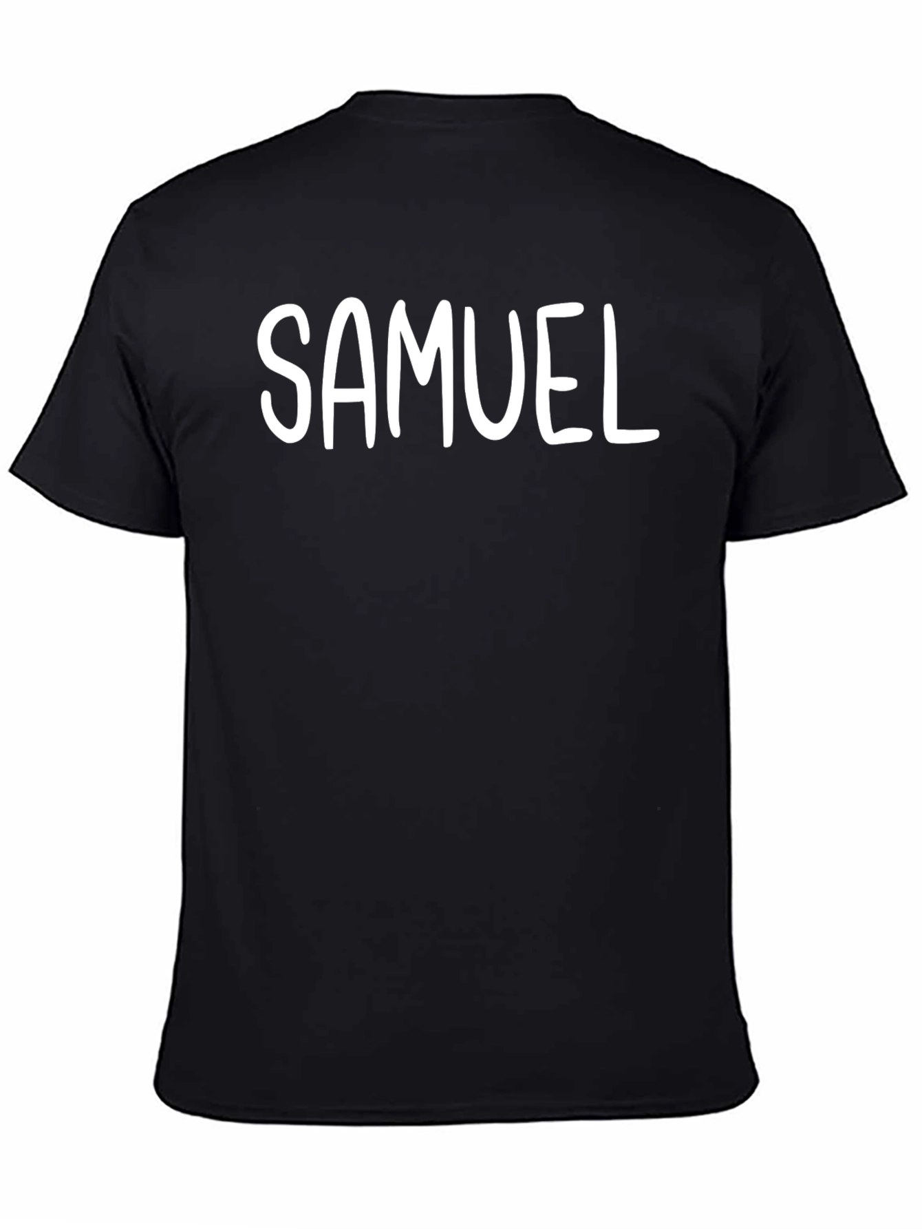 SAMUEL Personalized Black T-Shirt