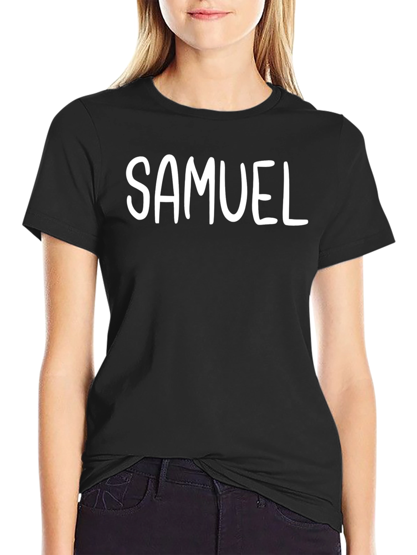 SAMUEL Personalized Black T-Shirt