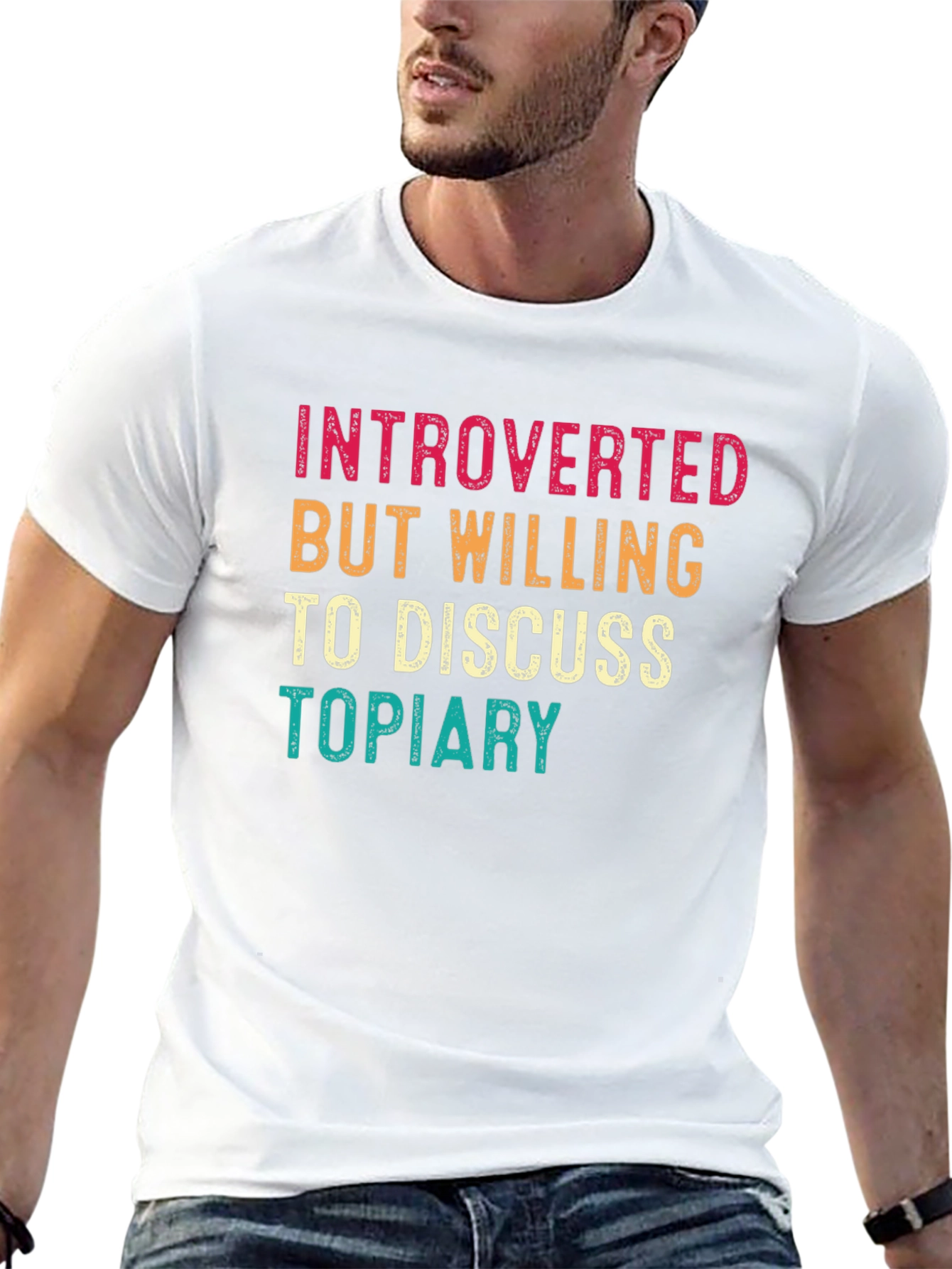 Introverted Topiary T-Shirt -  Horticulture Humor Tee