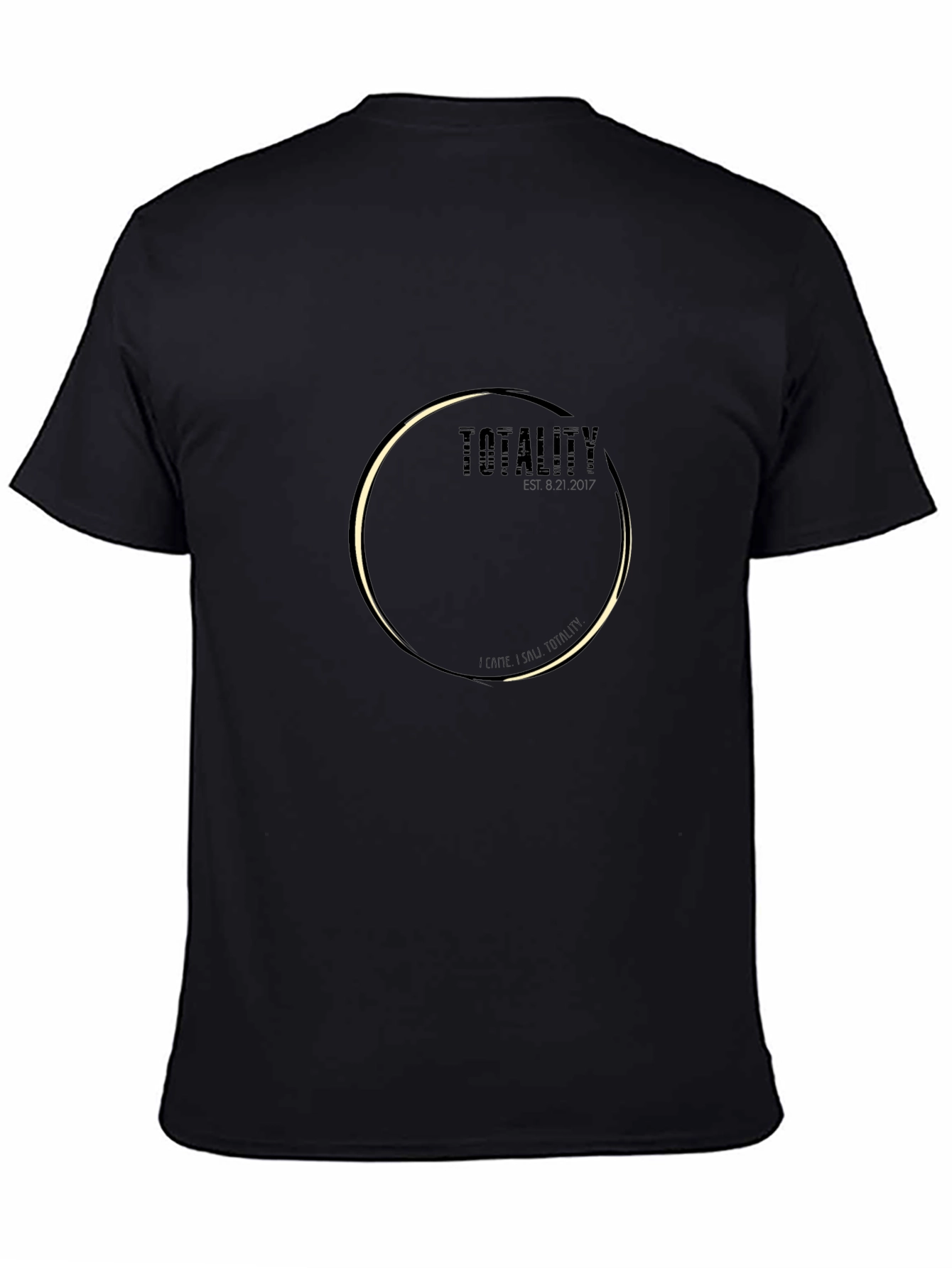 Total Eclipse Black Graphic Tee