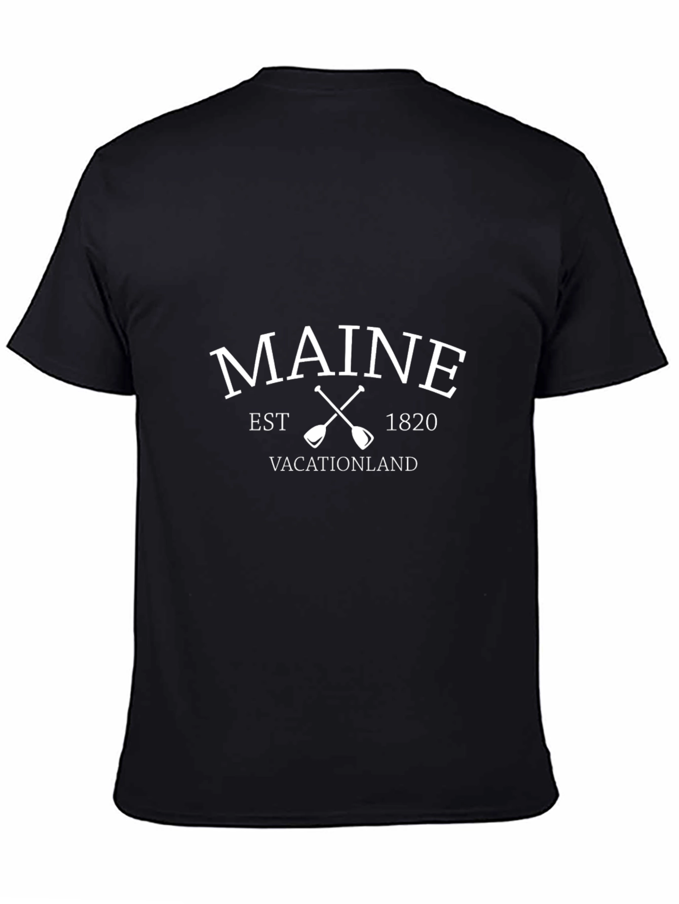Maine Vacationland T-Shirt - Black