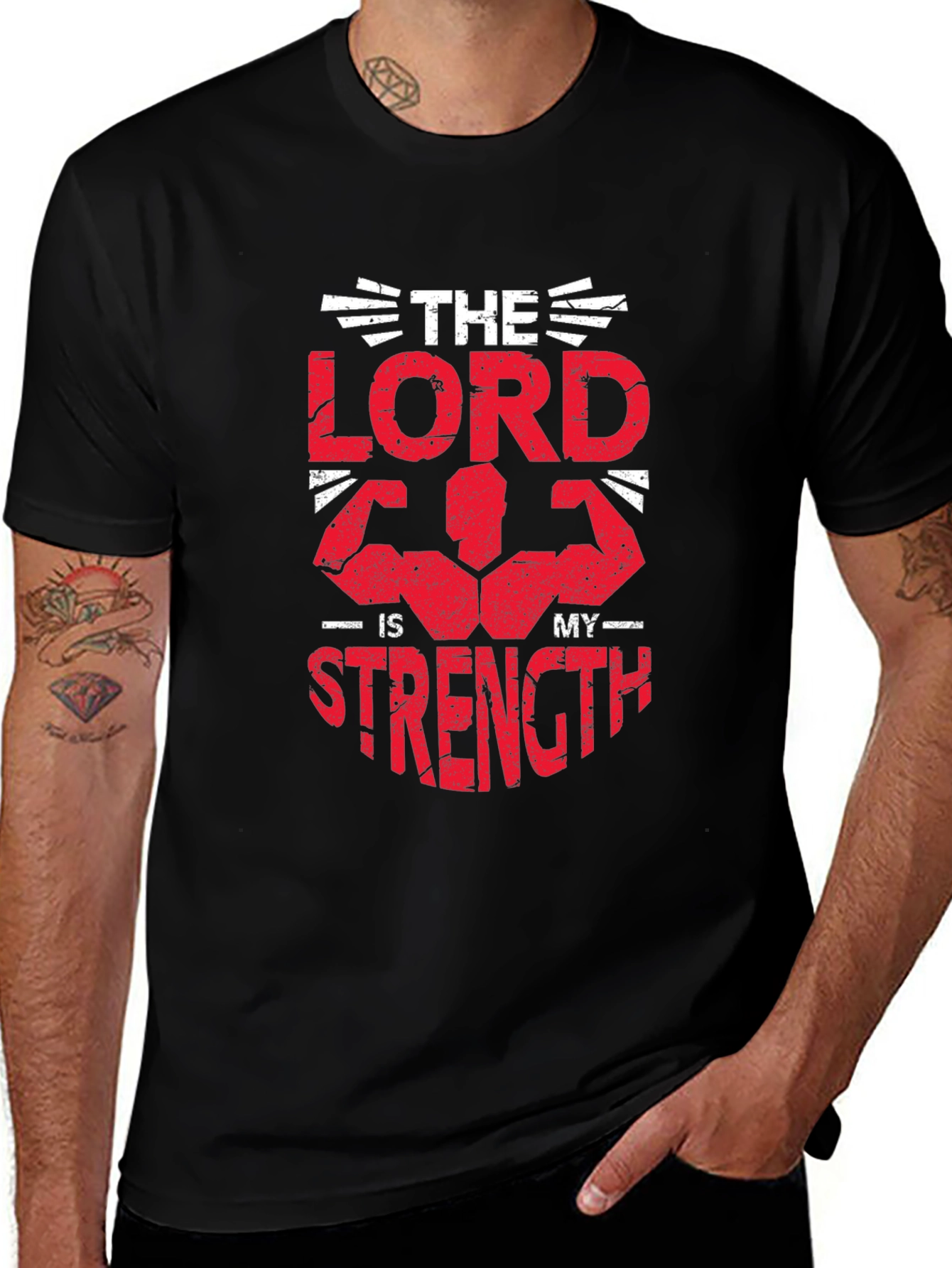 The Lord is My Strength Graphic T-Shirt