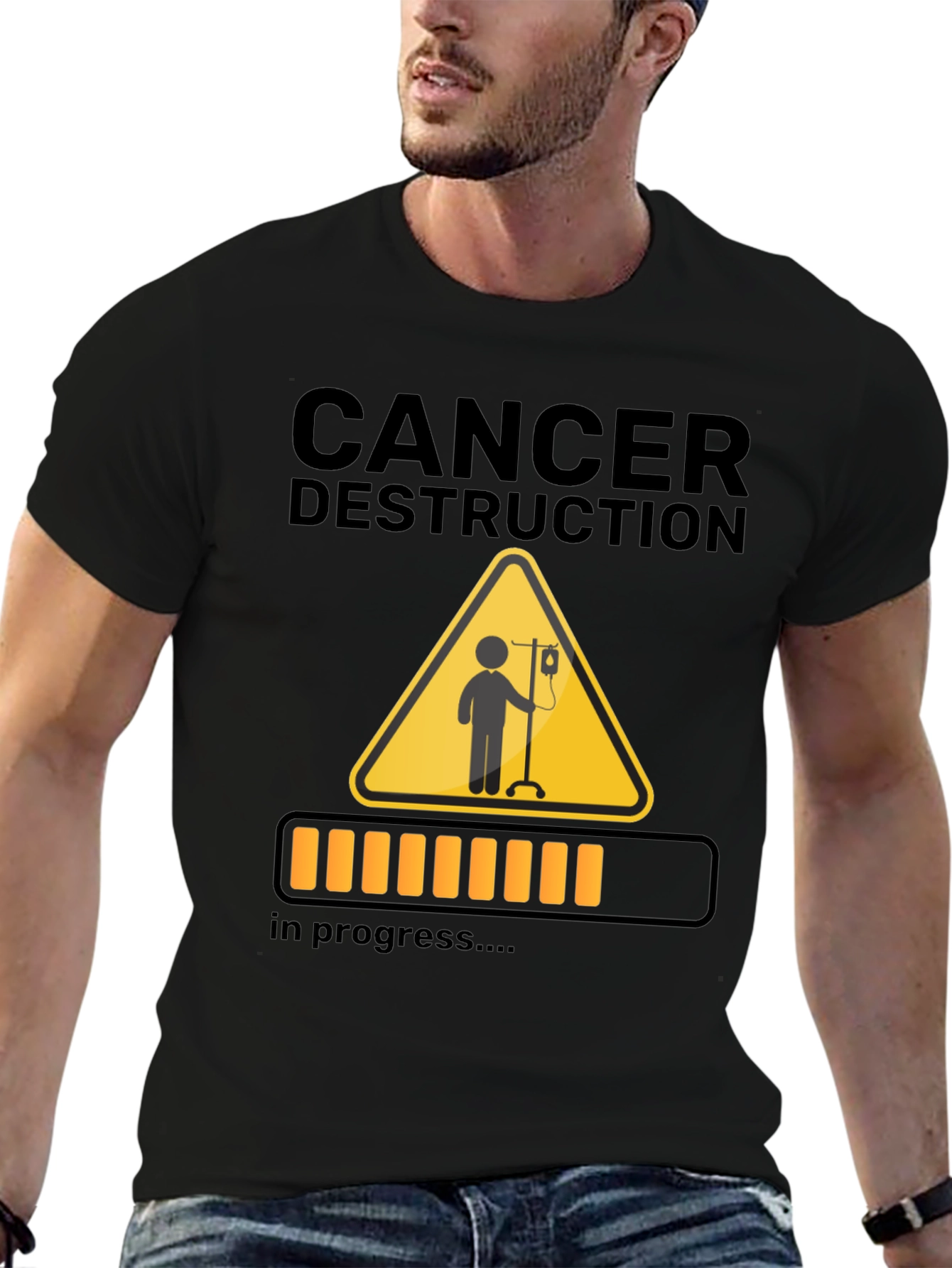 Cancer Destruction T-Shirt - Progress Loading