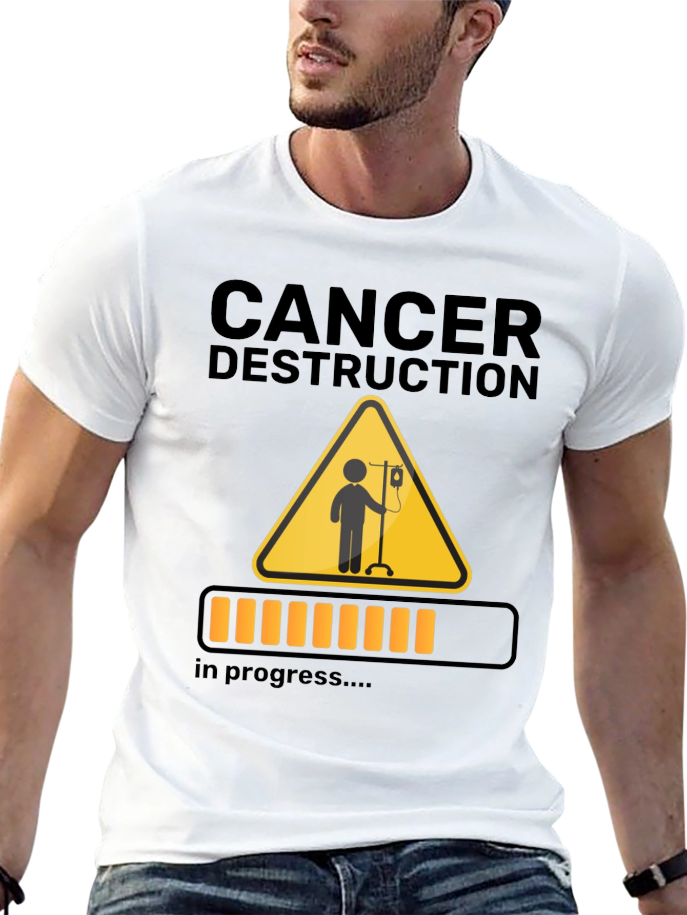 Cancer Destruction T-Shirt - Progress Loading