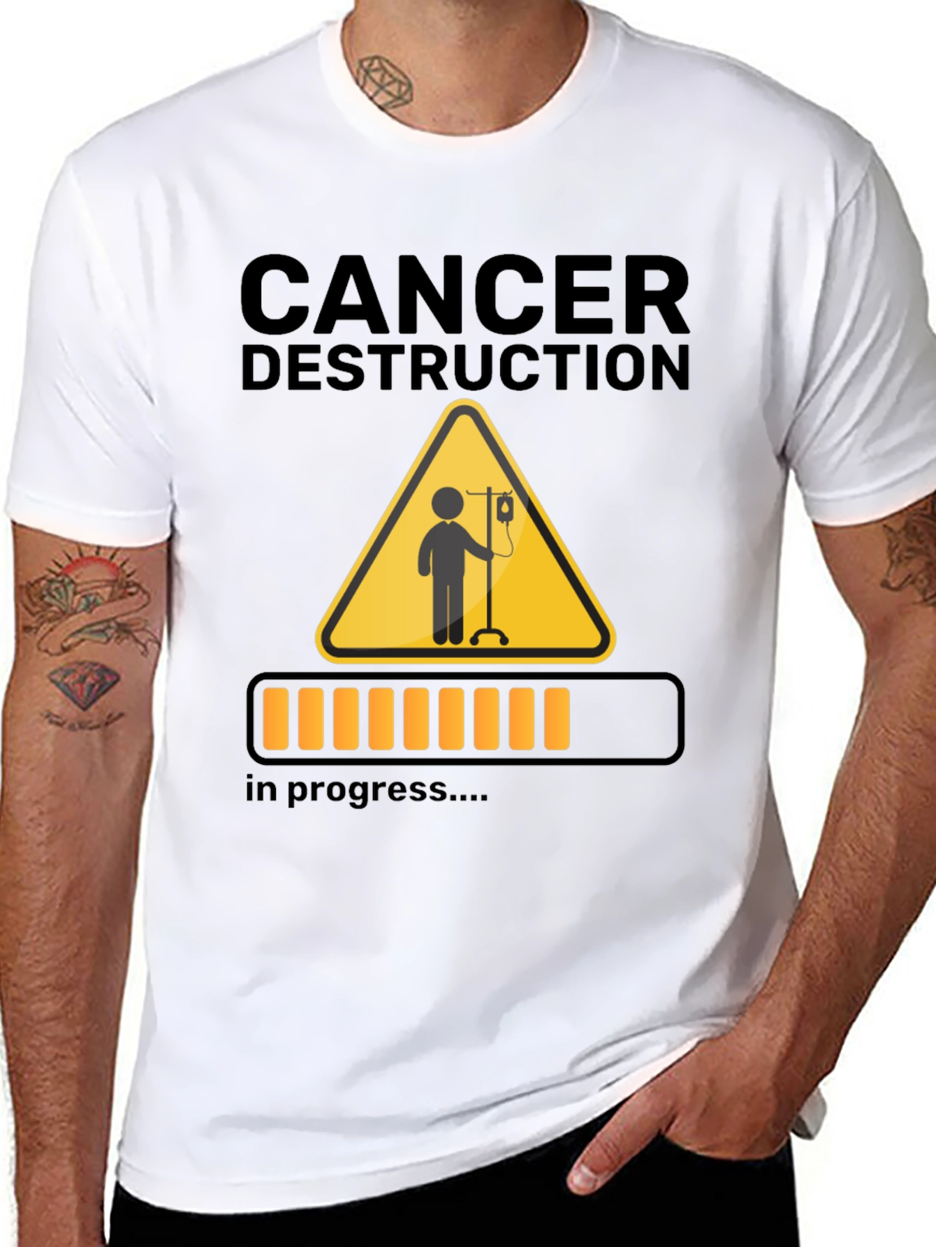 Cancer Destruction T-Shirt - Progress Loading