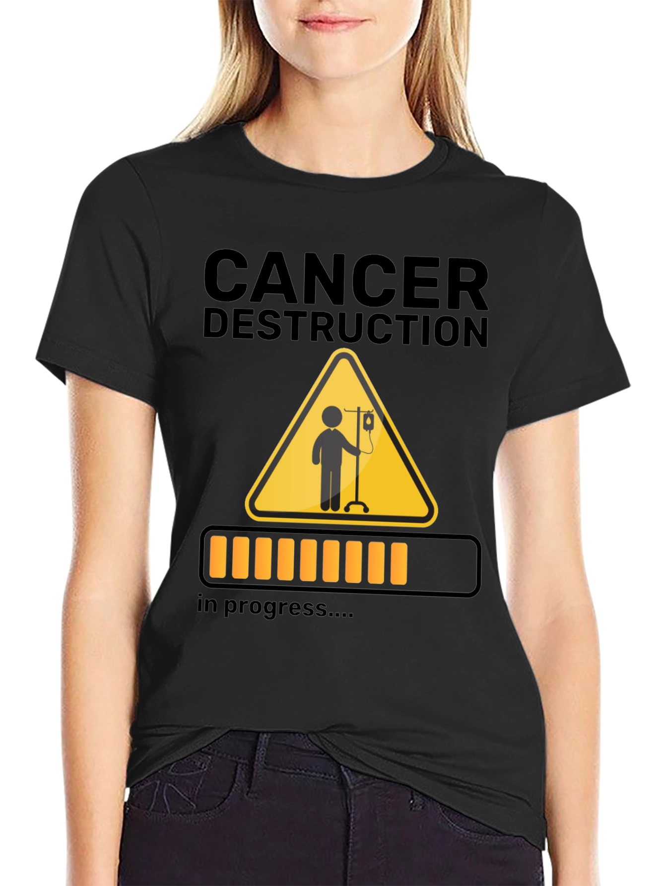 Cancer Destruction T-Shirt - Progress Loading