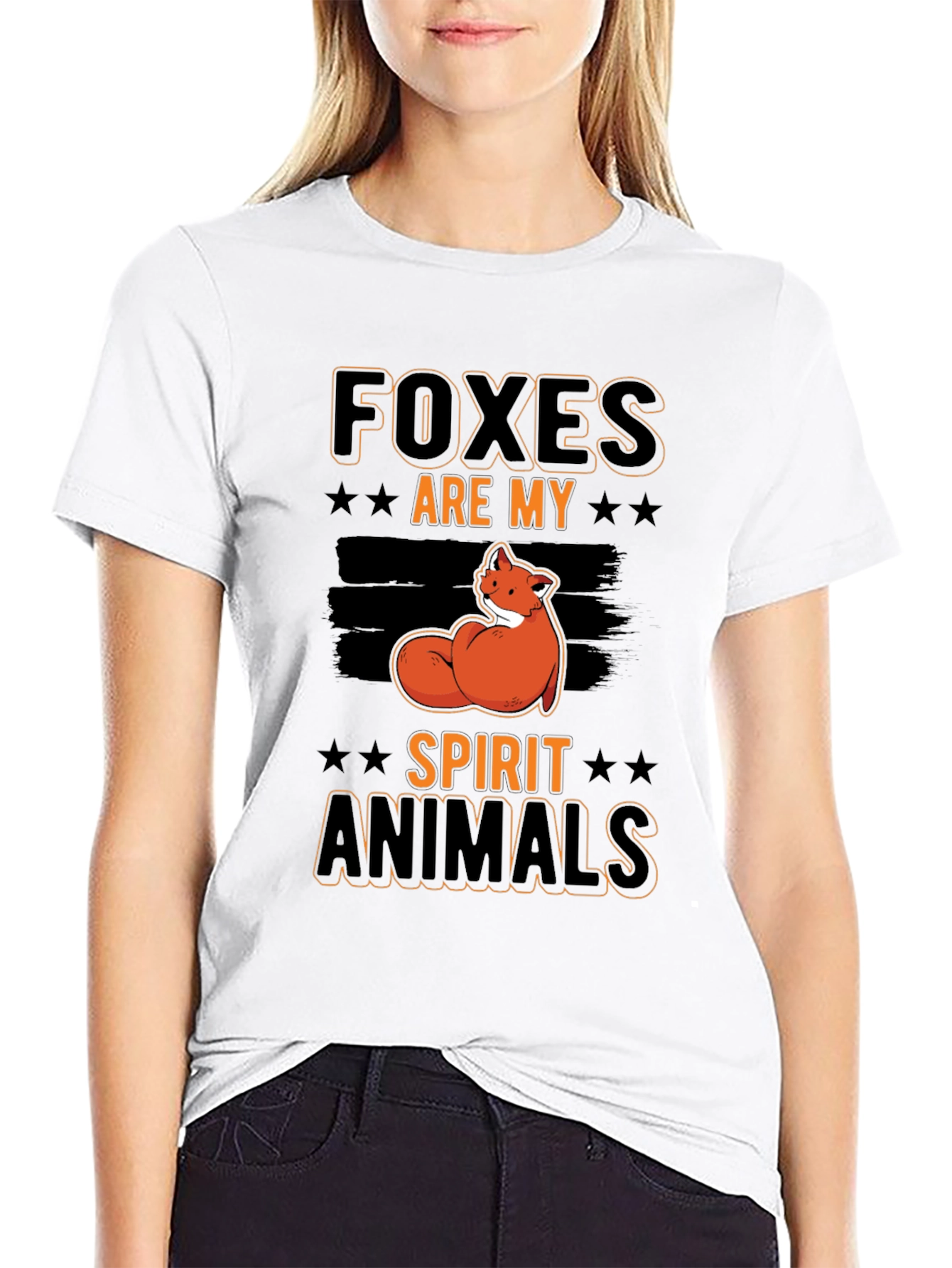 Foxes Are My Spirit Animals Graphic T-Shirt