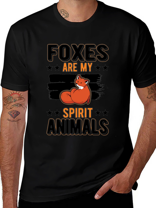 Foxes Are My Spirit Animals Graphic T-Shirt