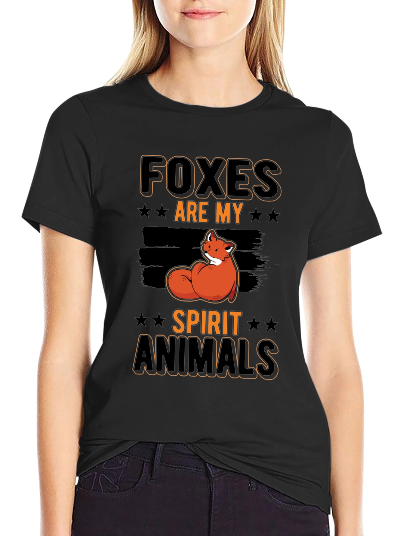 Foxes Are My Spirit Animals Graphic T-Shirt