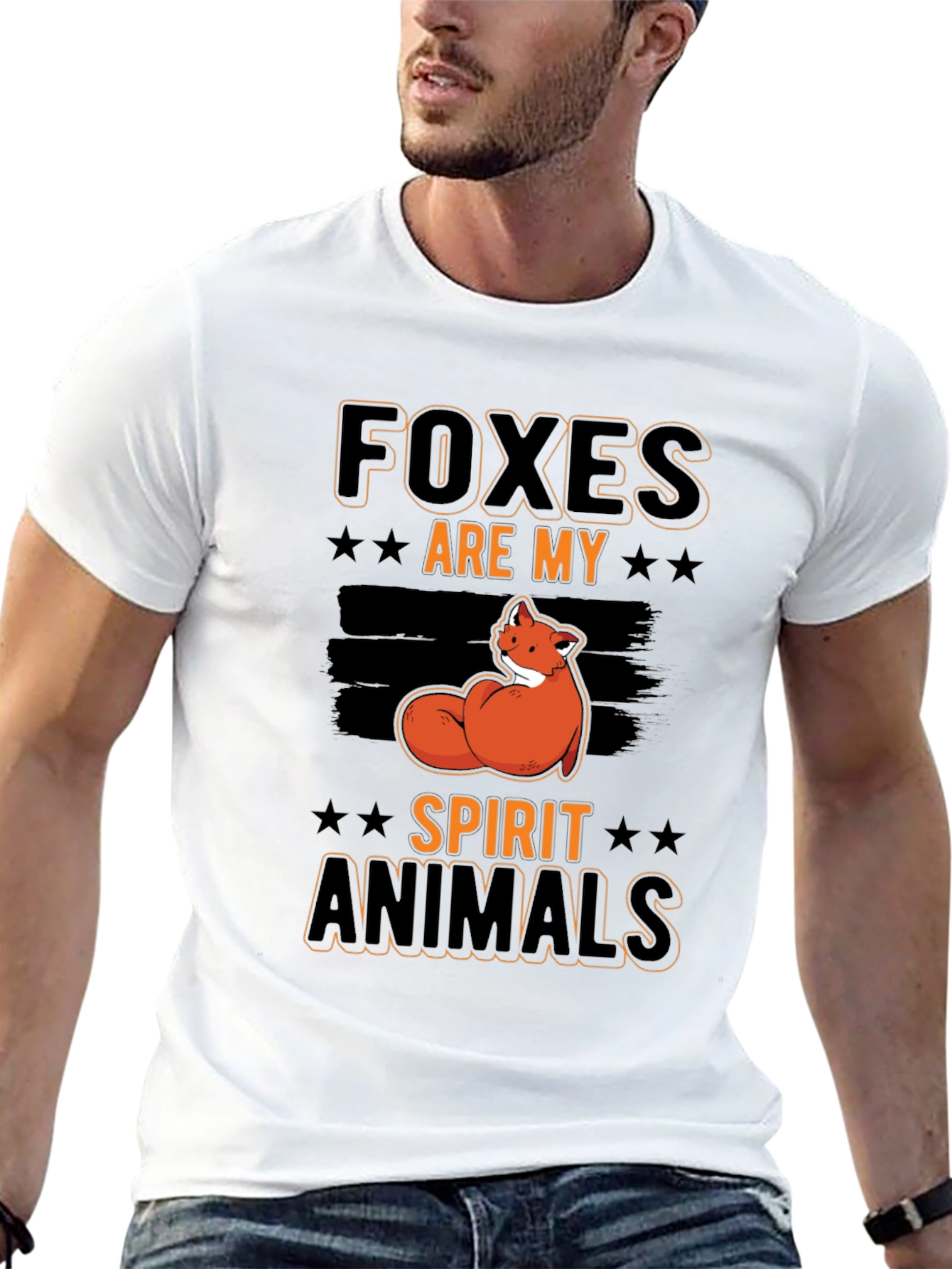 Foxes Are My Spirit Animals Graphic T-Shirt