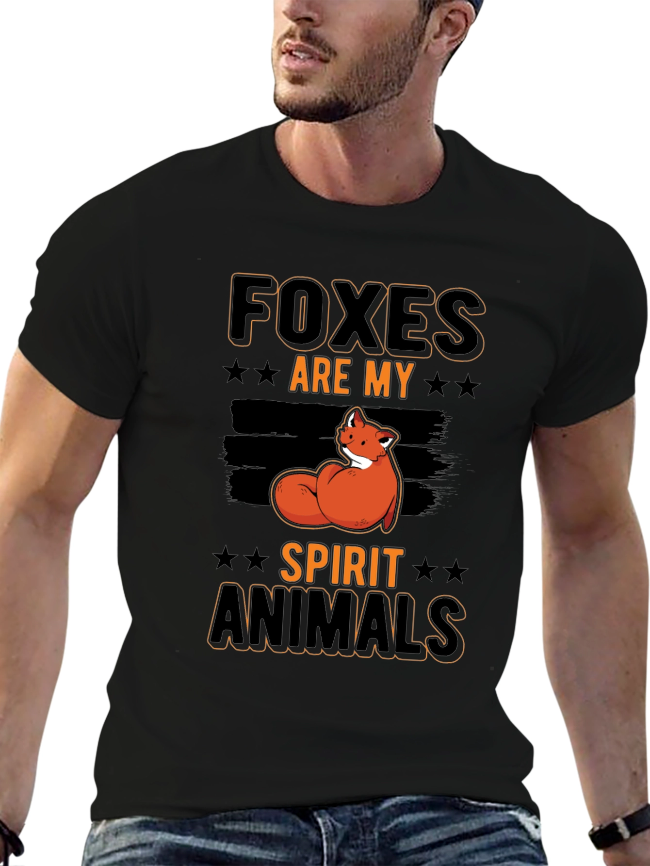 Foxes Are My Spirit Animals Graphic T-Shirt