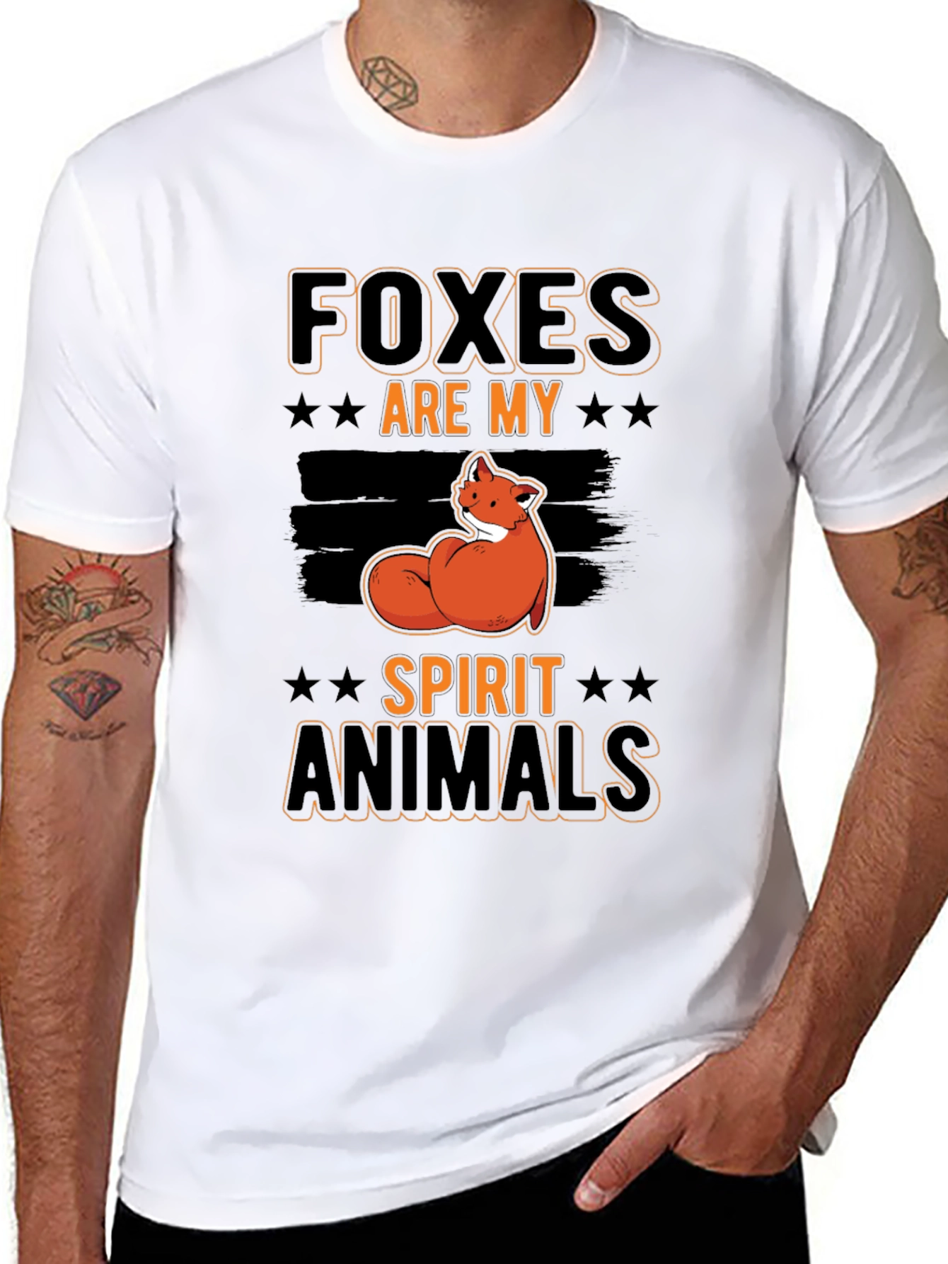 Foxes Are My Spirit Animals Graphic T-Shirt