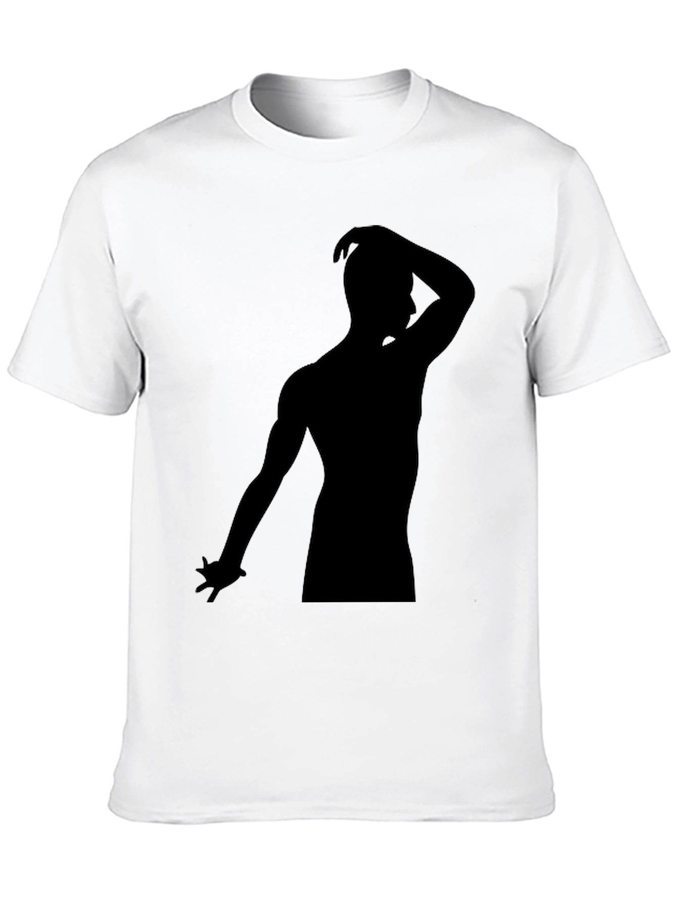 Silhouette Mans Black Graphic Tee
