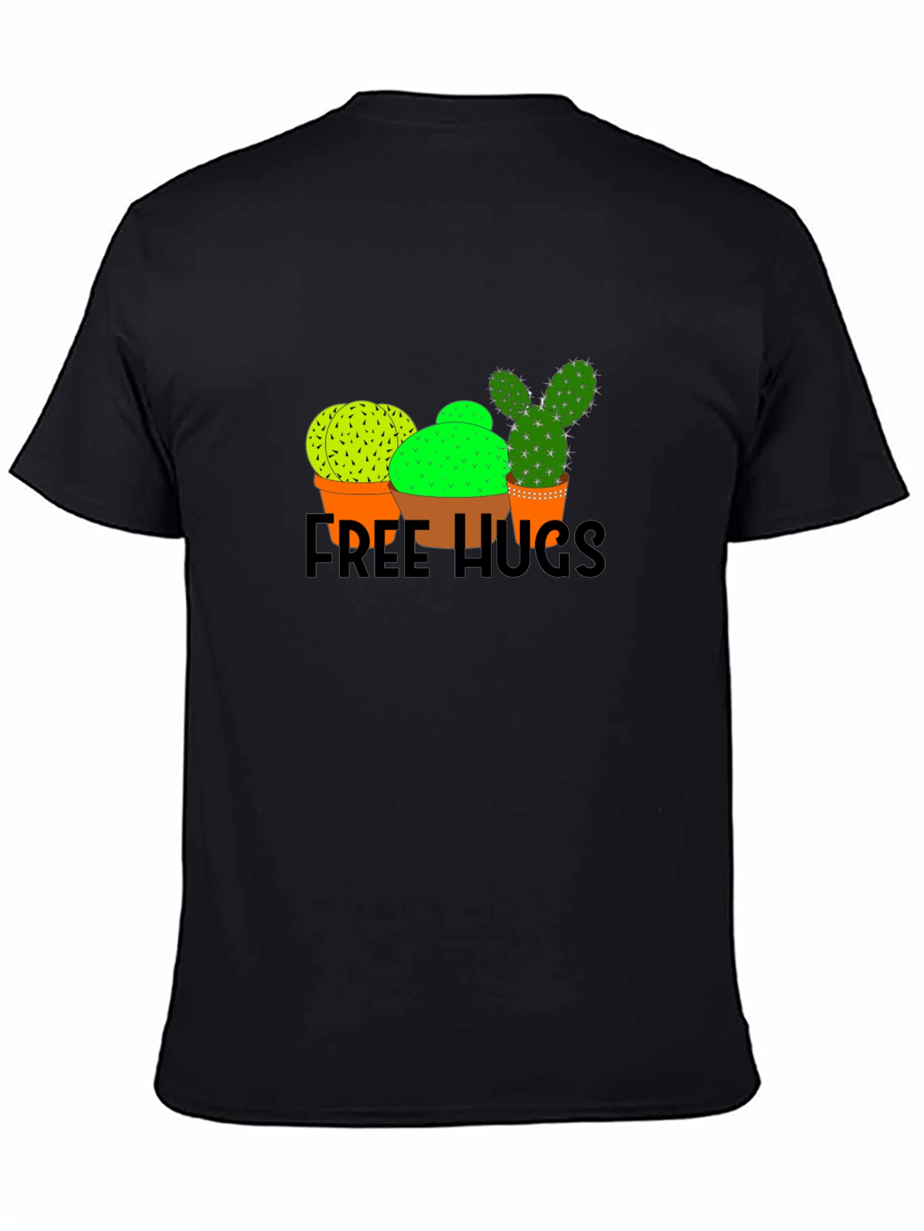 Cactus Free Hugs Graphic T-Shirt