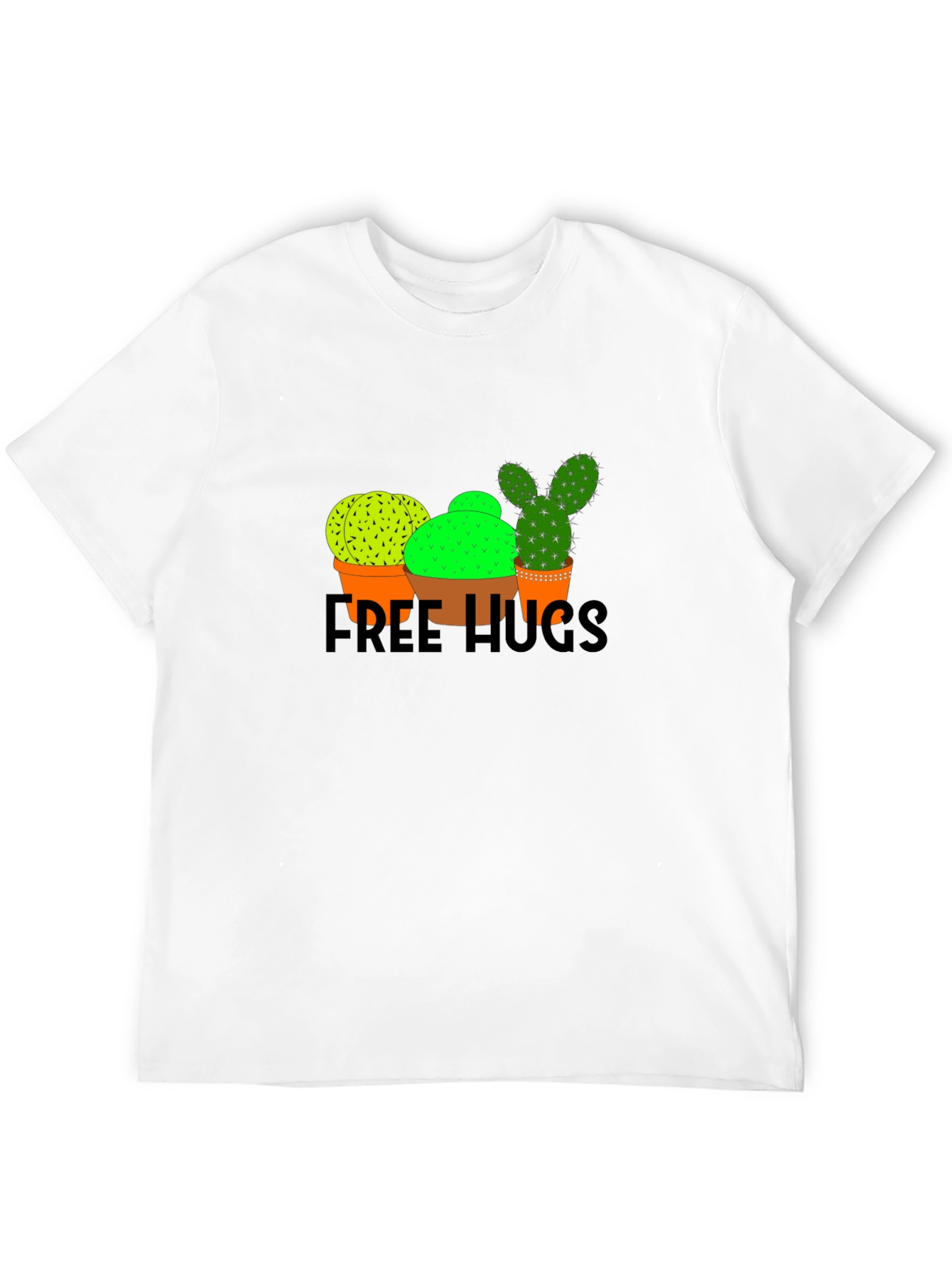 Cactus Free Hugs Graphic T-Shirt